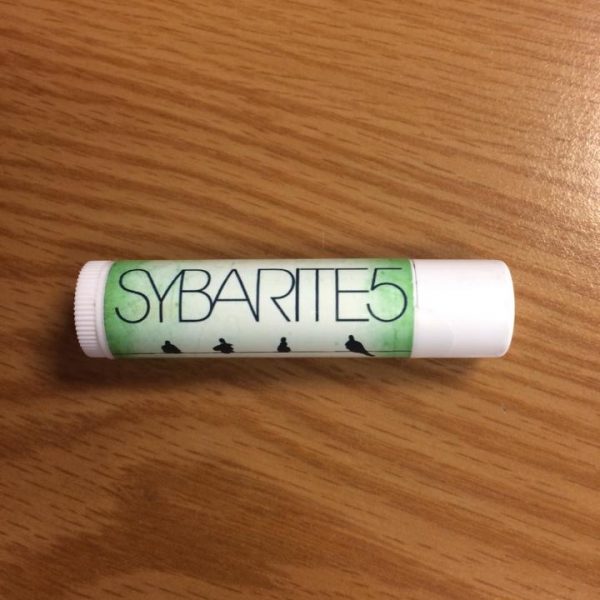 <b>Sybarite5</b><br><small>Lip-Balm<br></small><b>$4</b>