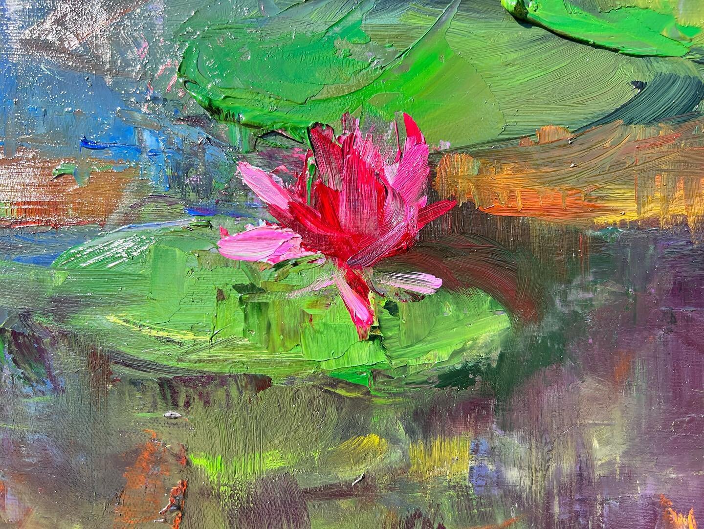 Close up details of water lilies
Oil on canvas
&bull;
&bull;
&bull;
#waterlily #oilpainting #oiloncanvas #painting #waterlilyart #loosepainting #impressionistic #impressionisticpainting #waterlilies #art #artistsoninstagram