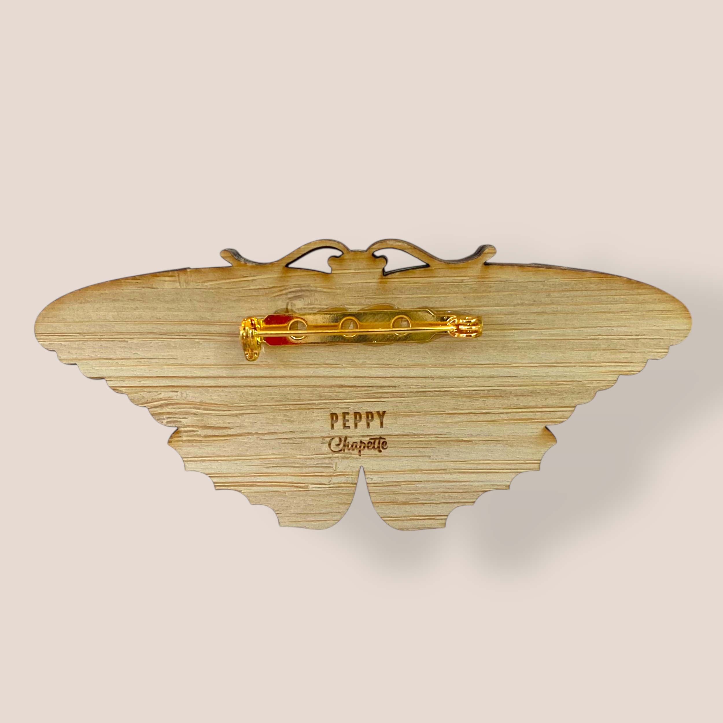 Danilova Jewellery, Peppy Chapette, Shadow Witch Moth Maude (2023) Acrylic Brooch3.png