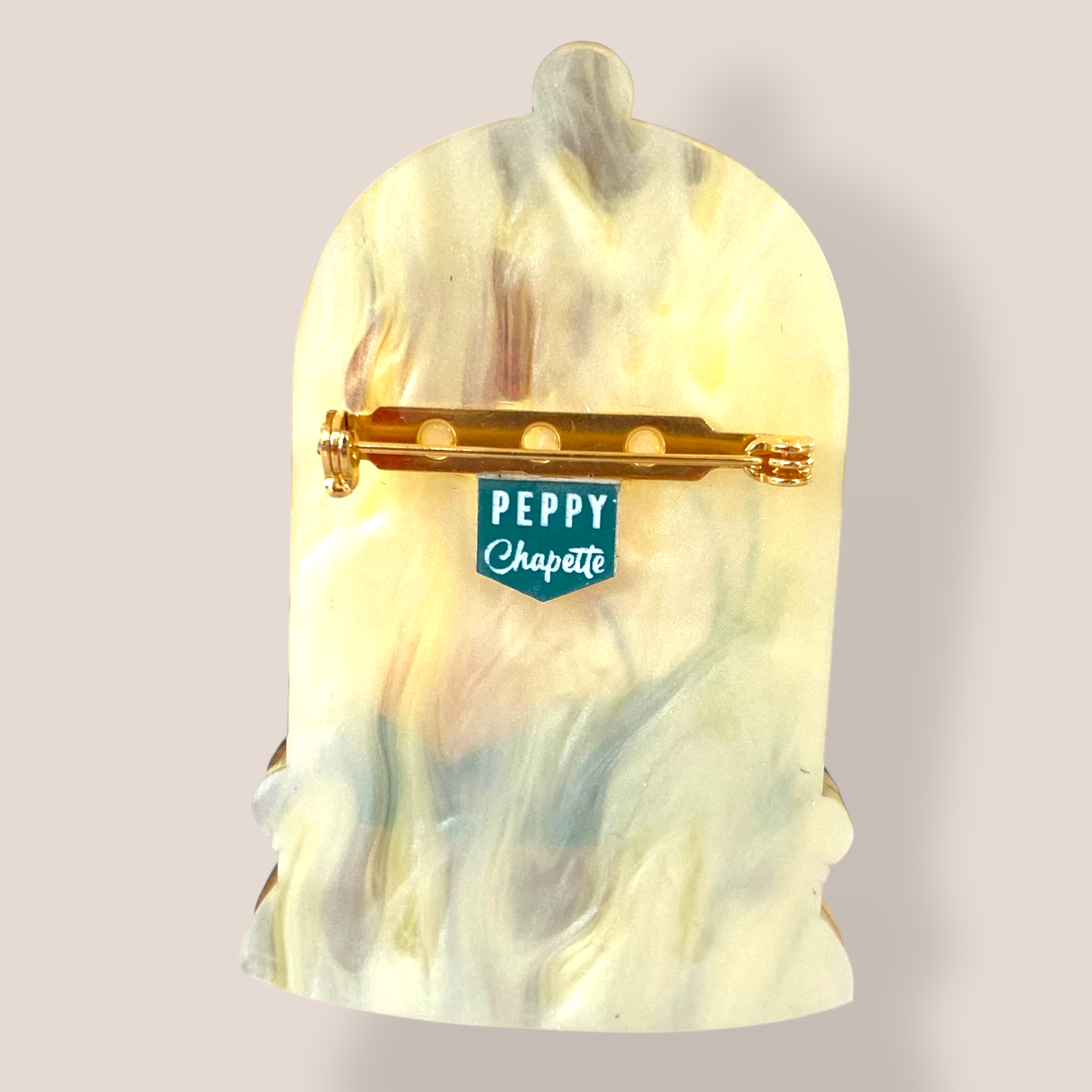 Danilova Jewellery, Peppy Chapette, Wildflower Terrarium (2022) Acrylic Brooch4.png