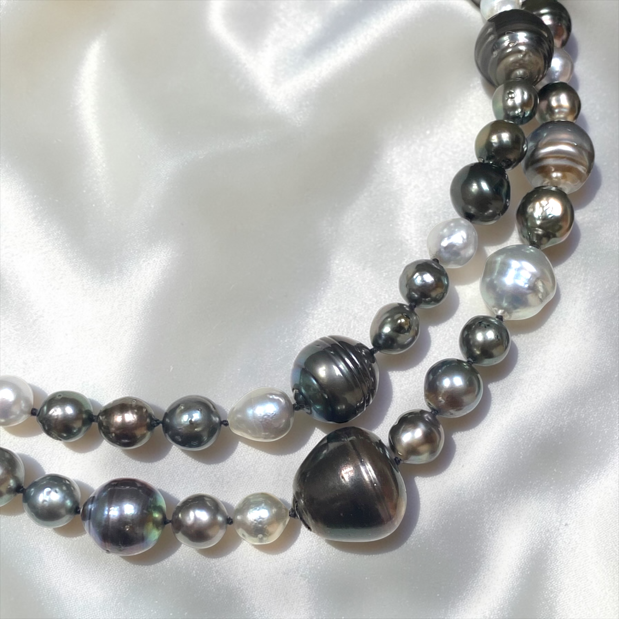 By Danilova, Multi Peacock Pearl, Rope Length Necklace11.PNG