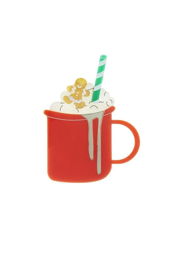 Danilova, La Vidriola, Hot Cocoa, Please!, Acrylic Brooch:Pin4.jpg