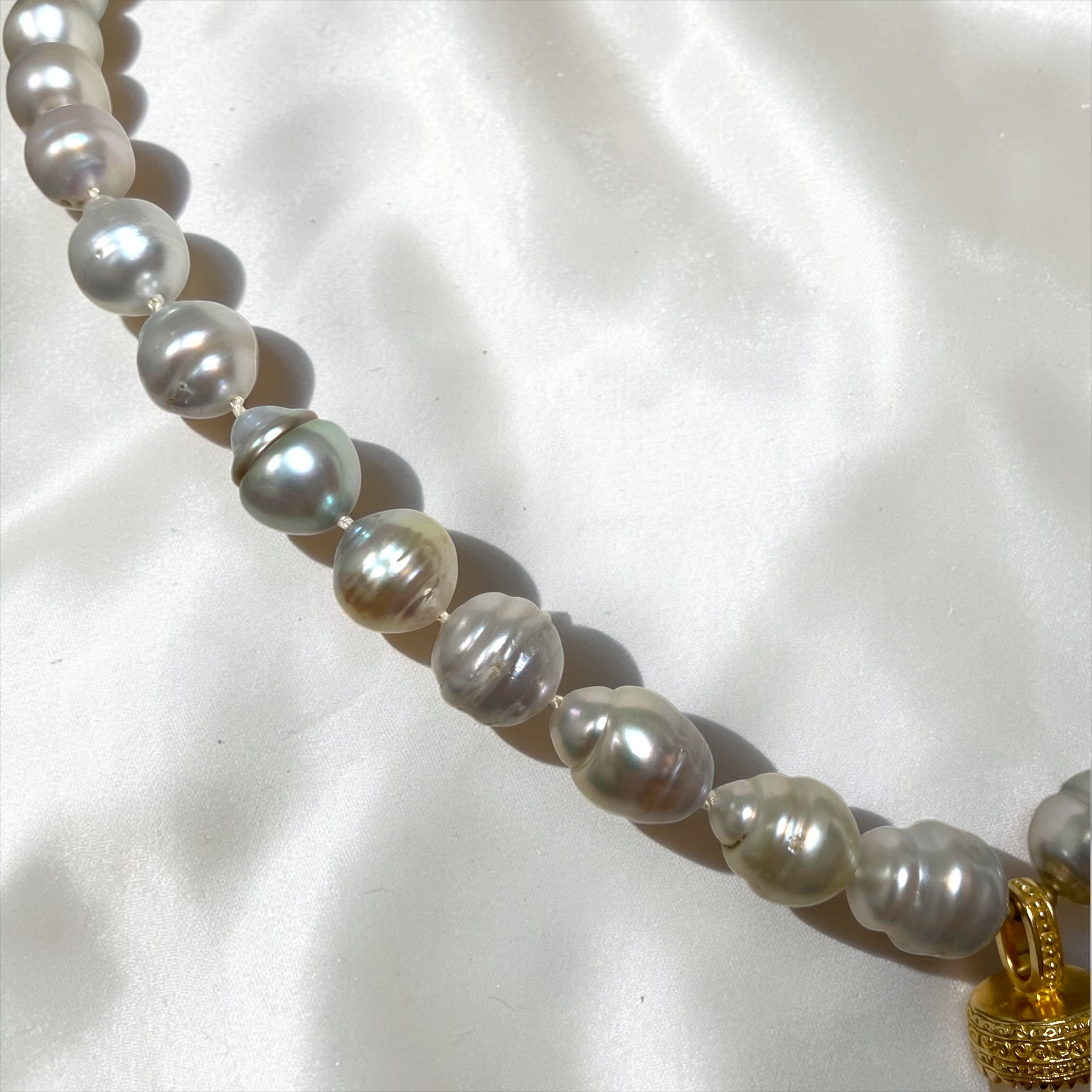 By Danilova, Silver Baroque Pearl, Mother-of-Pearl & Pink Ruby Pendant, Necklace3.PNG