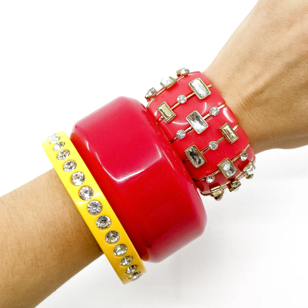 Bracelet Vintage Sonia Rykiel Pour H&M – Jonc à Strass, Chic Rétro !