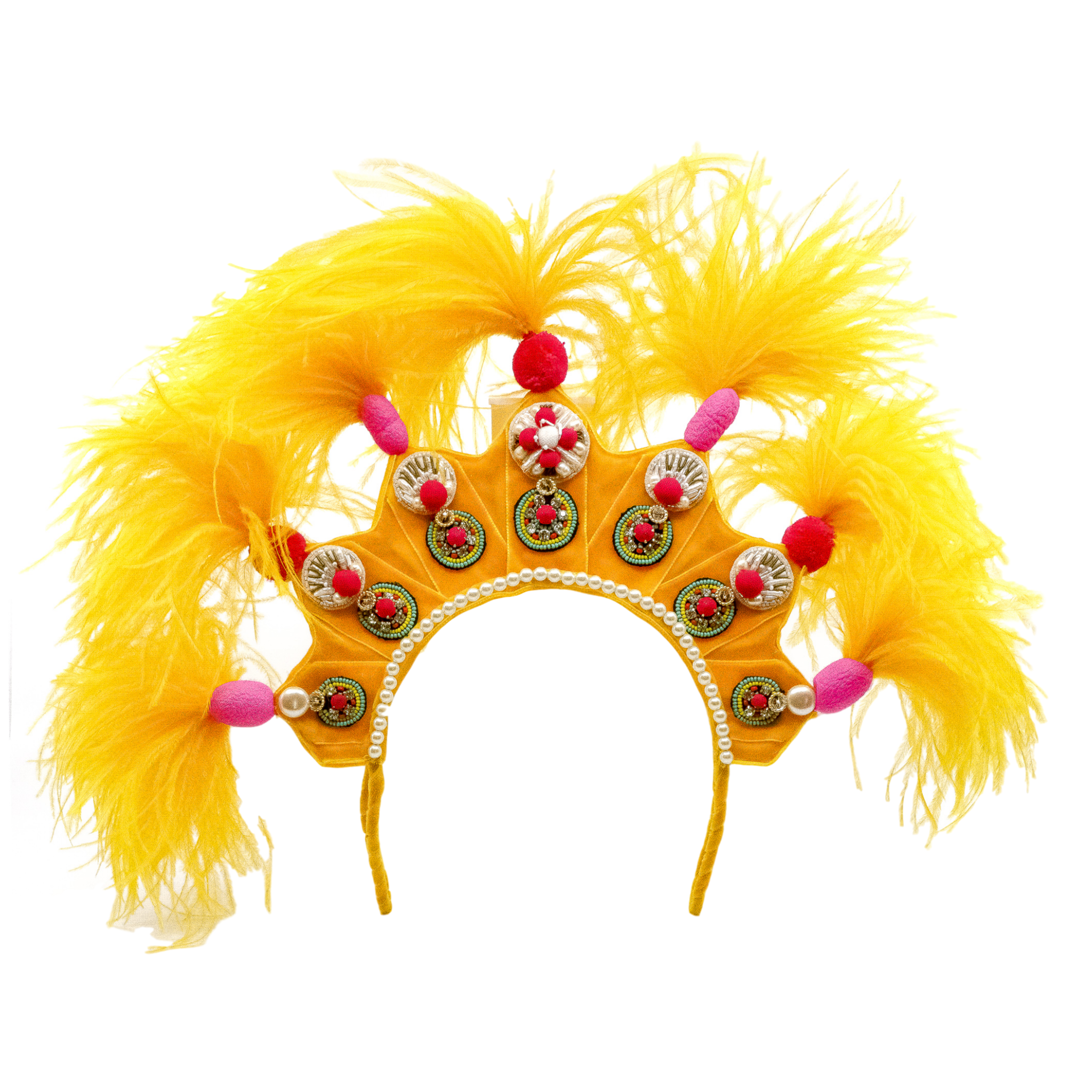 Ranjana Khan Phoenix Feather Headpiece