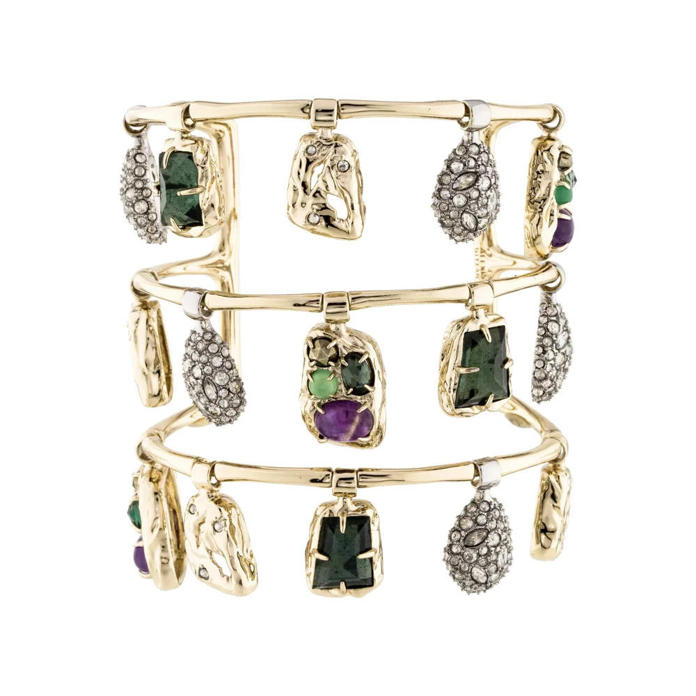 Alexis Bittar Swinging Stone Cuff