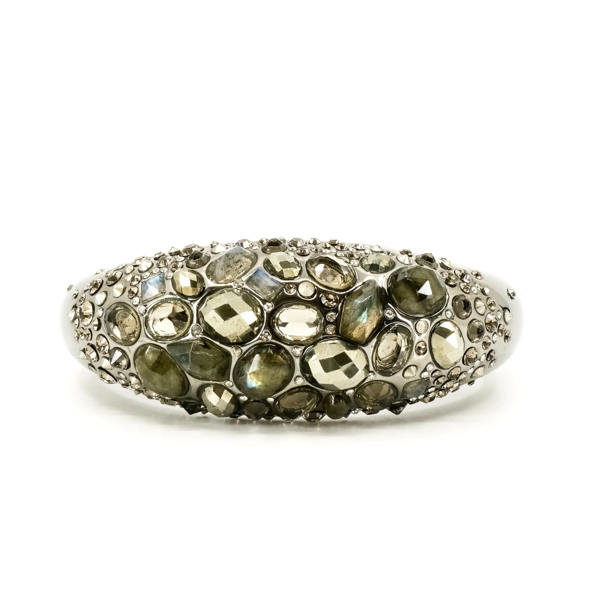 Alexis Bittar Encrusted Multistone & Crystal Bangle