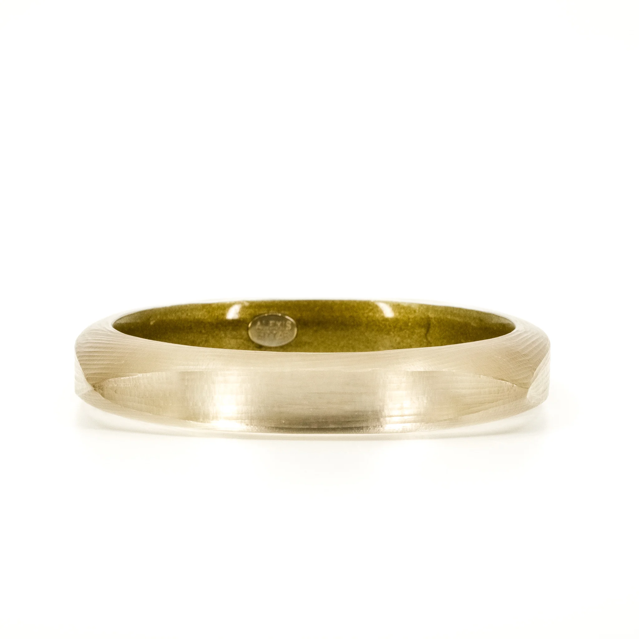 Alexis Bitter Soft Square Bangle in Gold