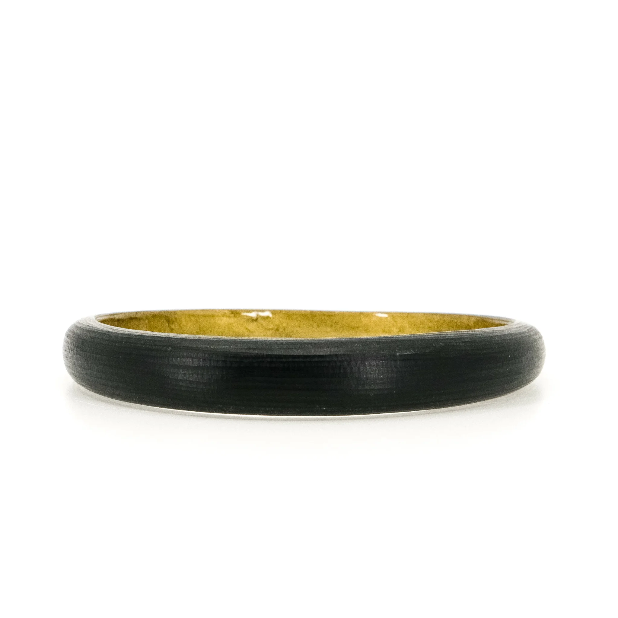 Alexis Bittar Skinny Tapered Bangle in Black