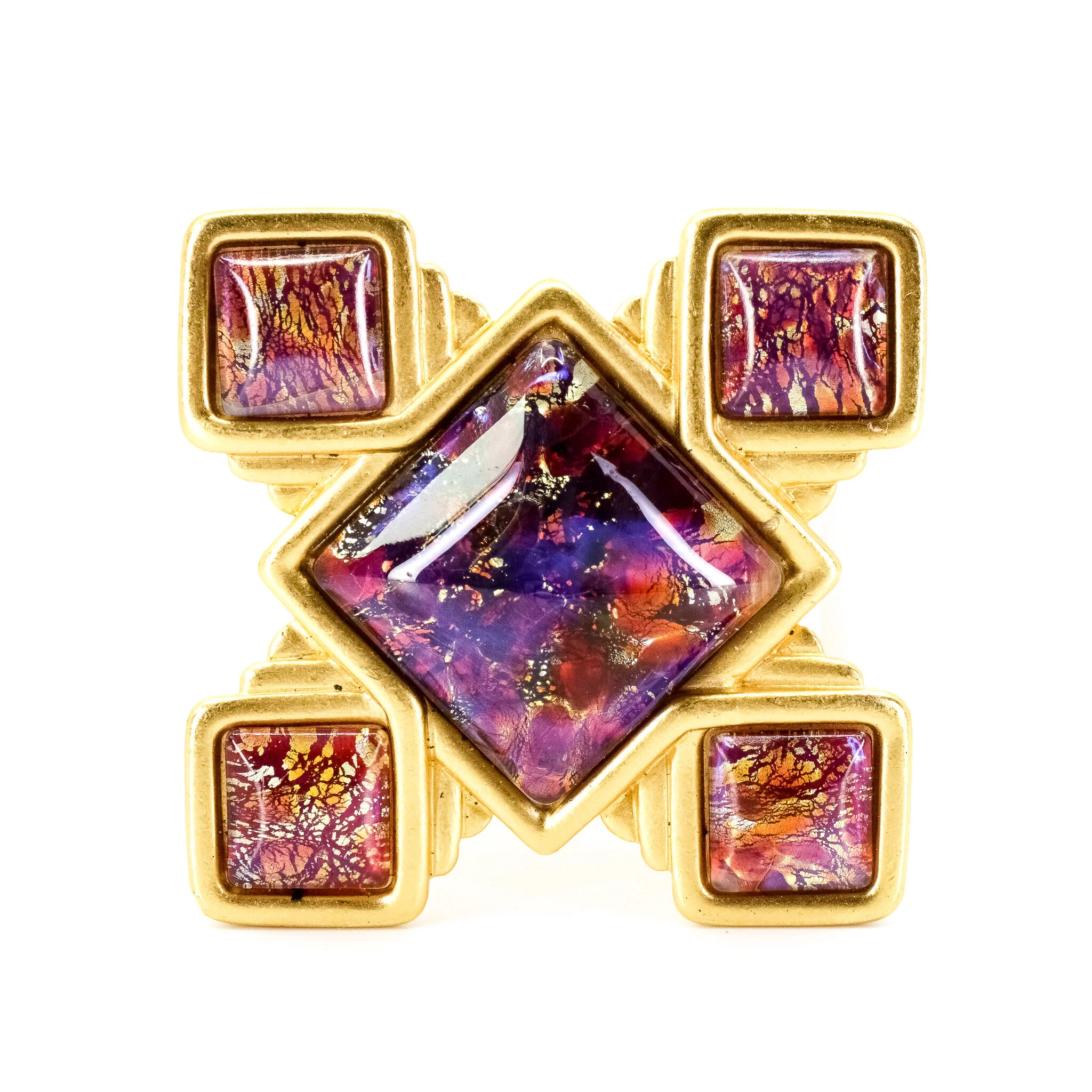 Yves Saint Laurent, YSL, Ornamental Brooch