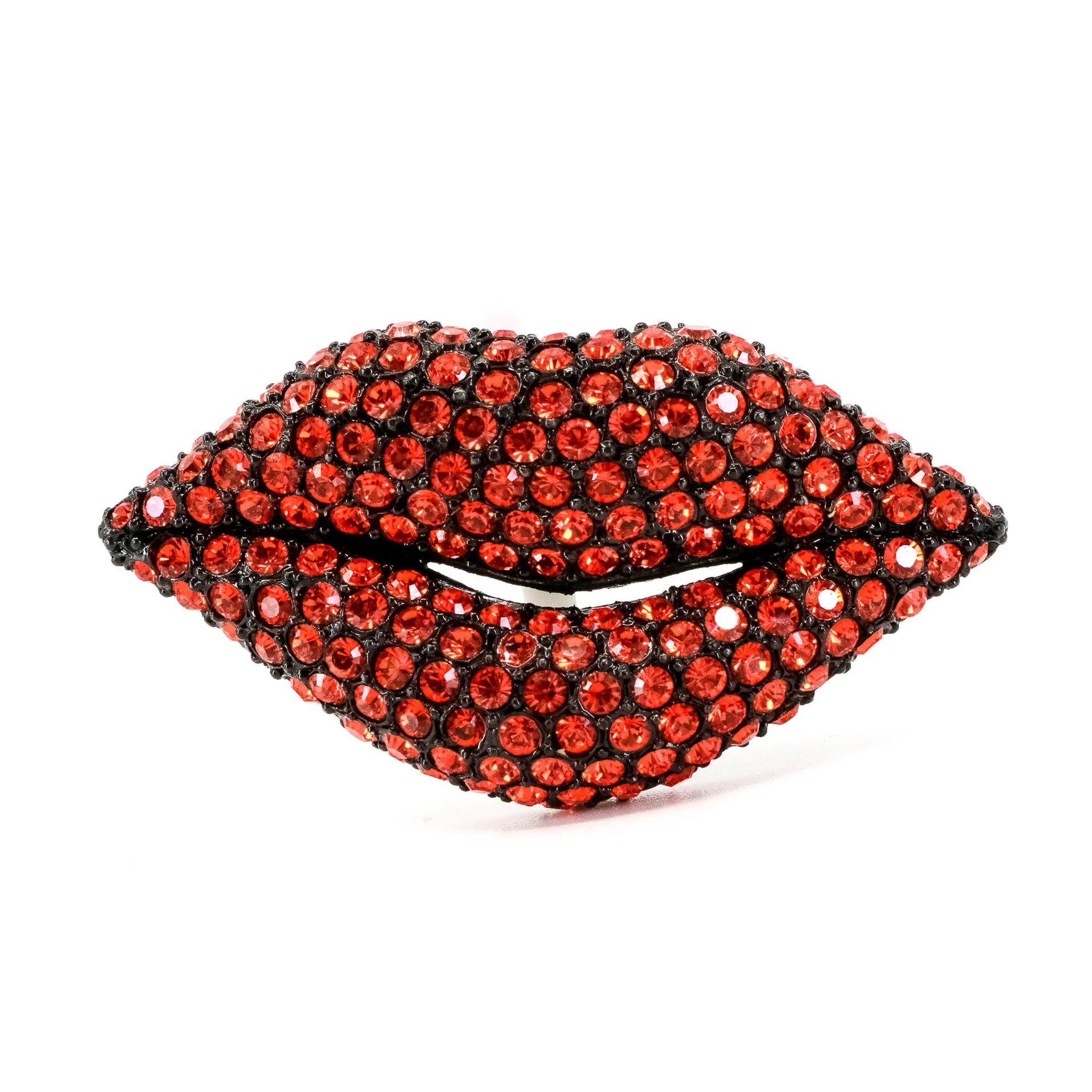 Sonia Rykel, Crystal Red Lip Brooch