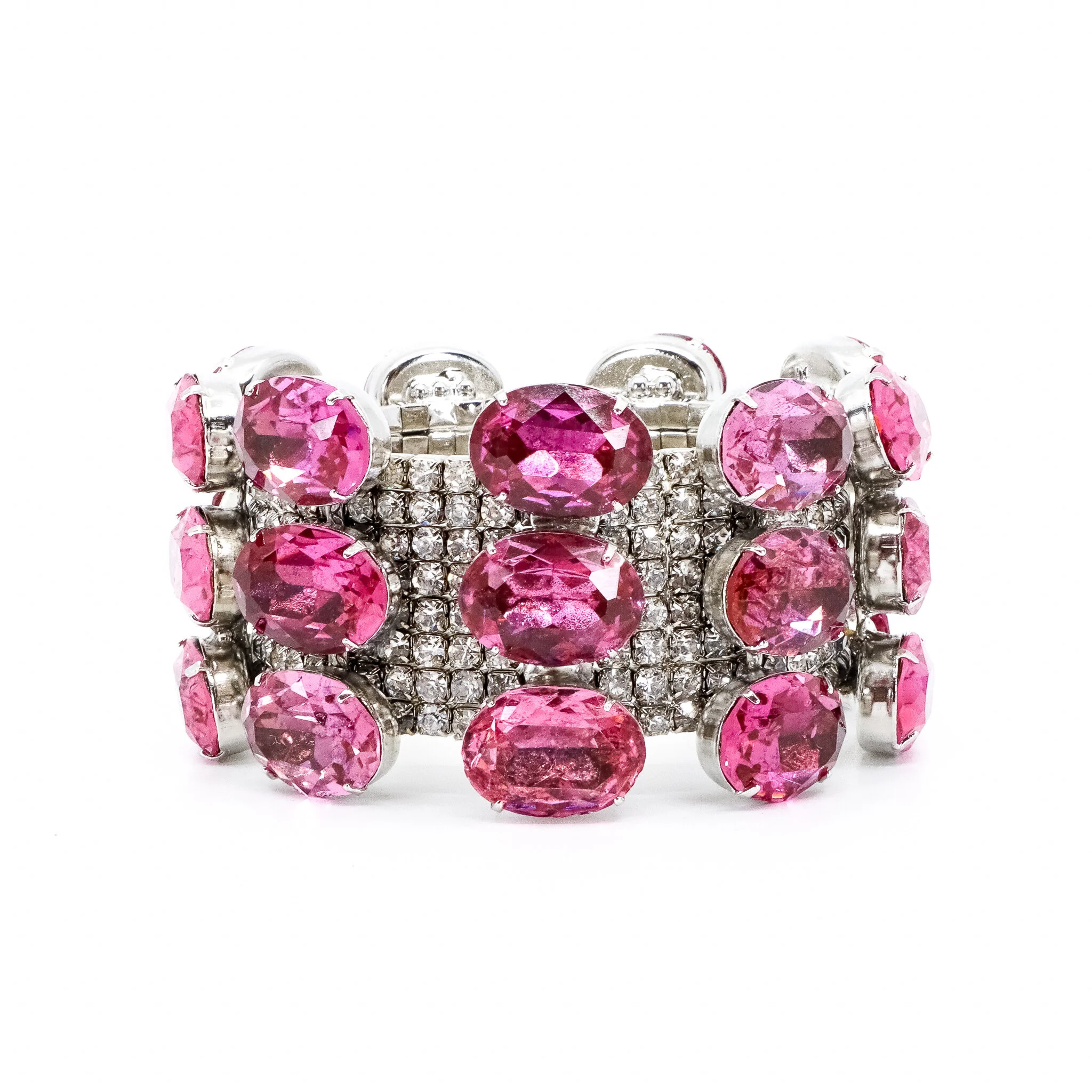 Lawrence Vrba, Crystal Pink Sparkler, Bracelet
