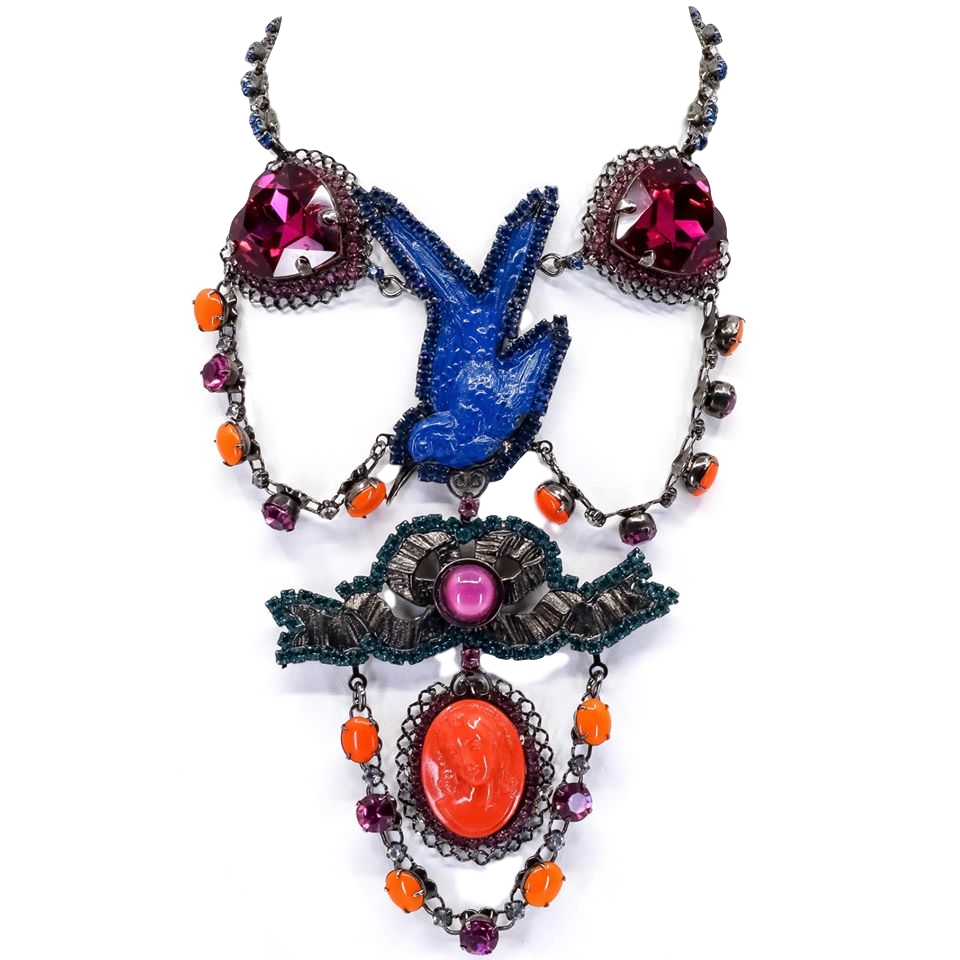 Lawrence Vrba, Blue Bird Necklace