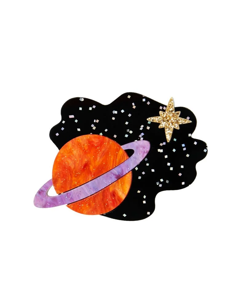 Danilova, La Vidriola, Planet in Space, Acrylic Brooch0.jpg