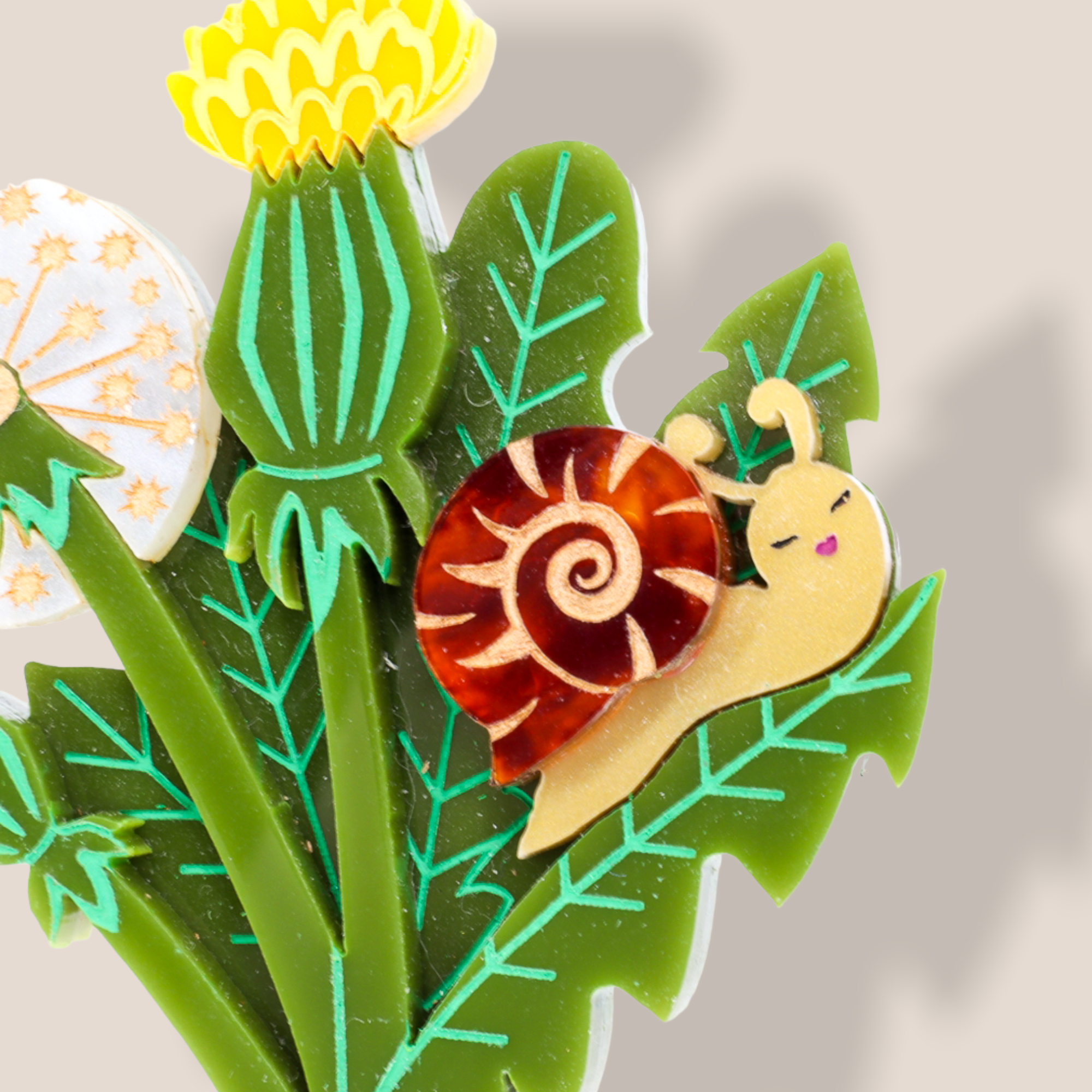 Danilova Jewellery, Peppy Chapette Plastic Resin Brooch3.PNG