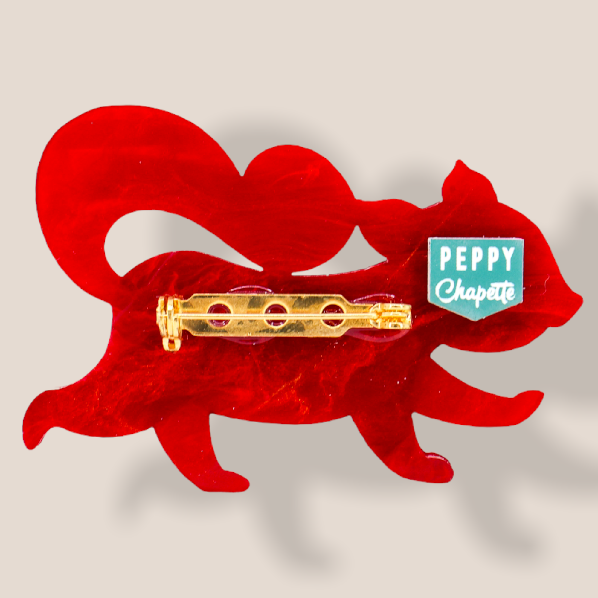 Danilova Jewellery, Peppy Chapette Plastic Resin Brooch5.PNG