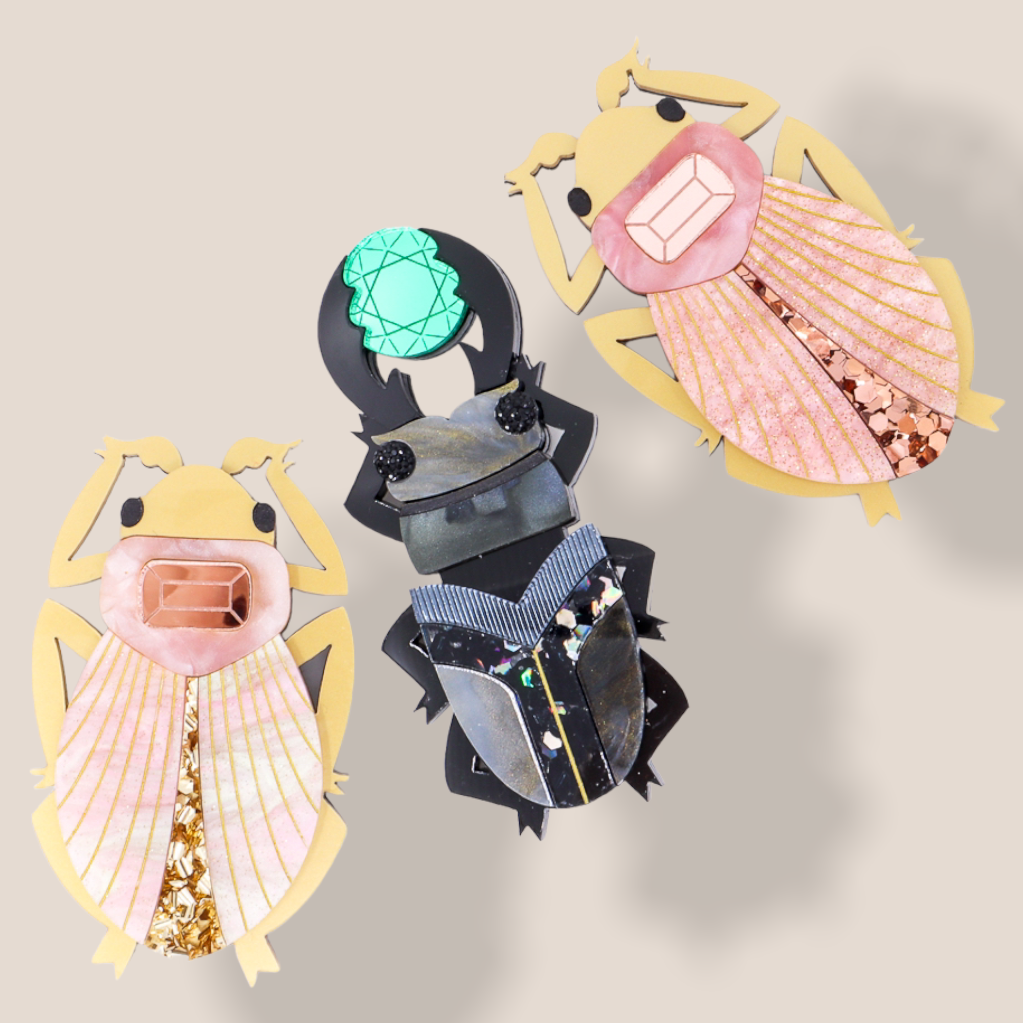 Danilova Jewellery, Peppy Chapette Plastic Resin Brooch11.PNG