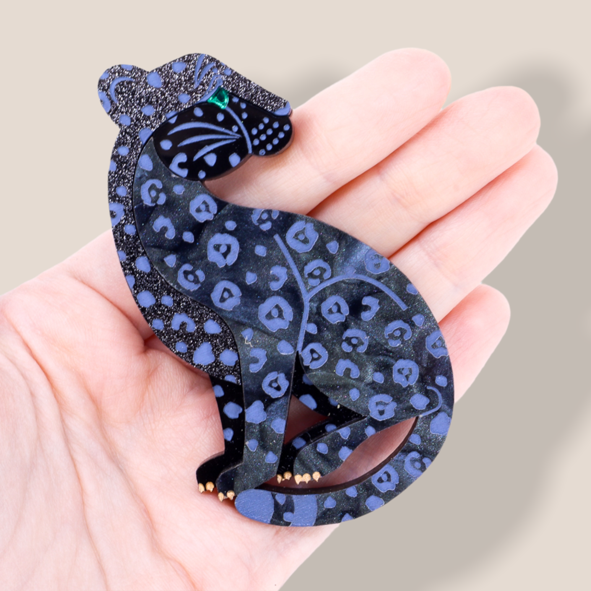 Danilova Jewellery, Peppy Chapette Plastic Resin Brooch9.PNG