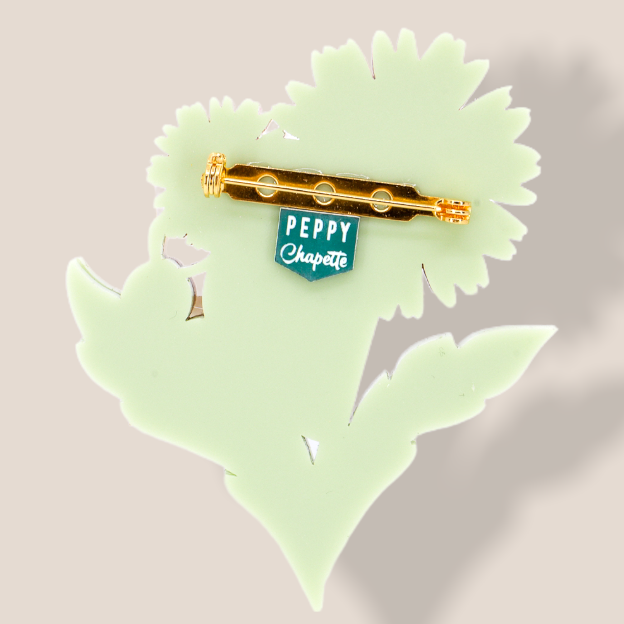 Danilova Jewellery, Peppy Chapette Plastic Resin Brooch6.PNG