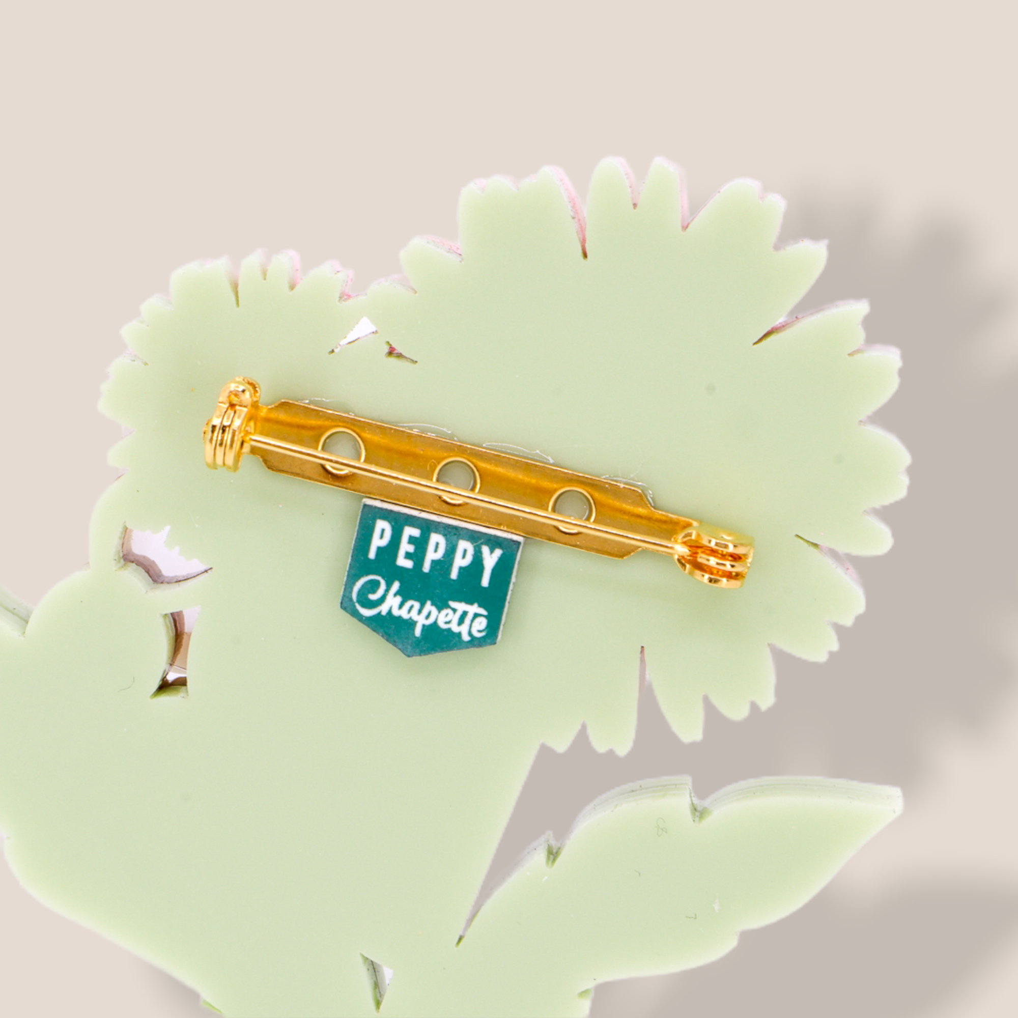 Danilova Jewellery, Peppy Chapette Plastic Resin Brooch7.PNG