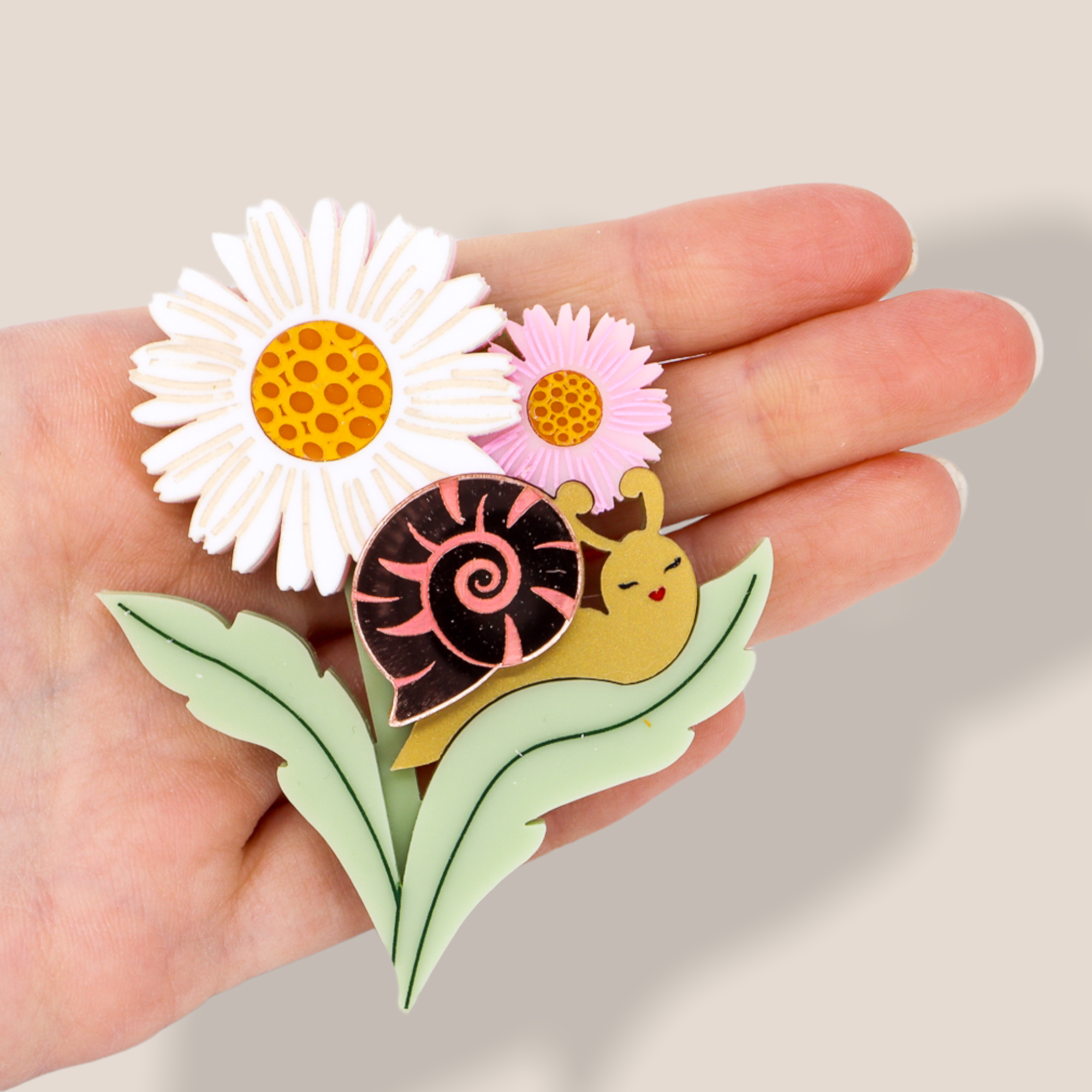 Danilova Jewellery, Peppy Chapette Plastic Resin Brooch11.PNG