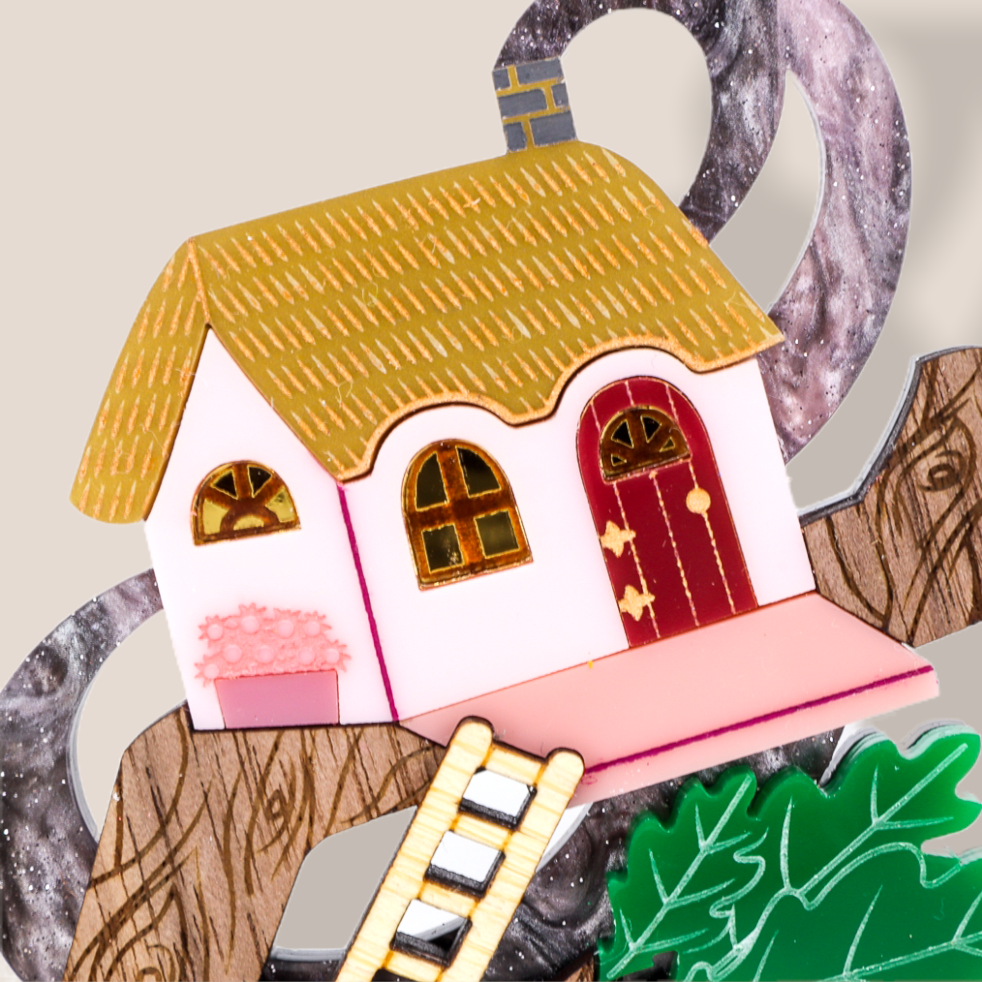 Danilova Jewellery, Peppy Chapette Plastic Resin Brooch3.PNG