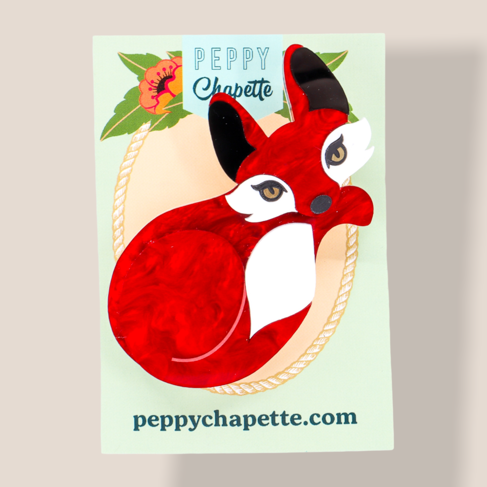 Danilova Jewellery, Peppy Chapette Plastic Resin Brooch1.PNG