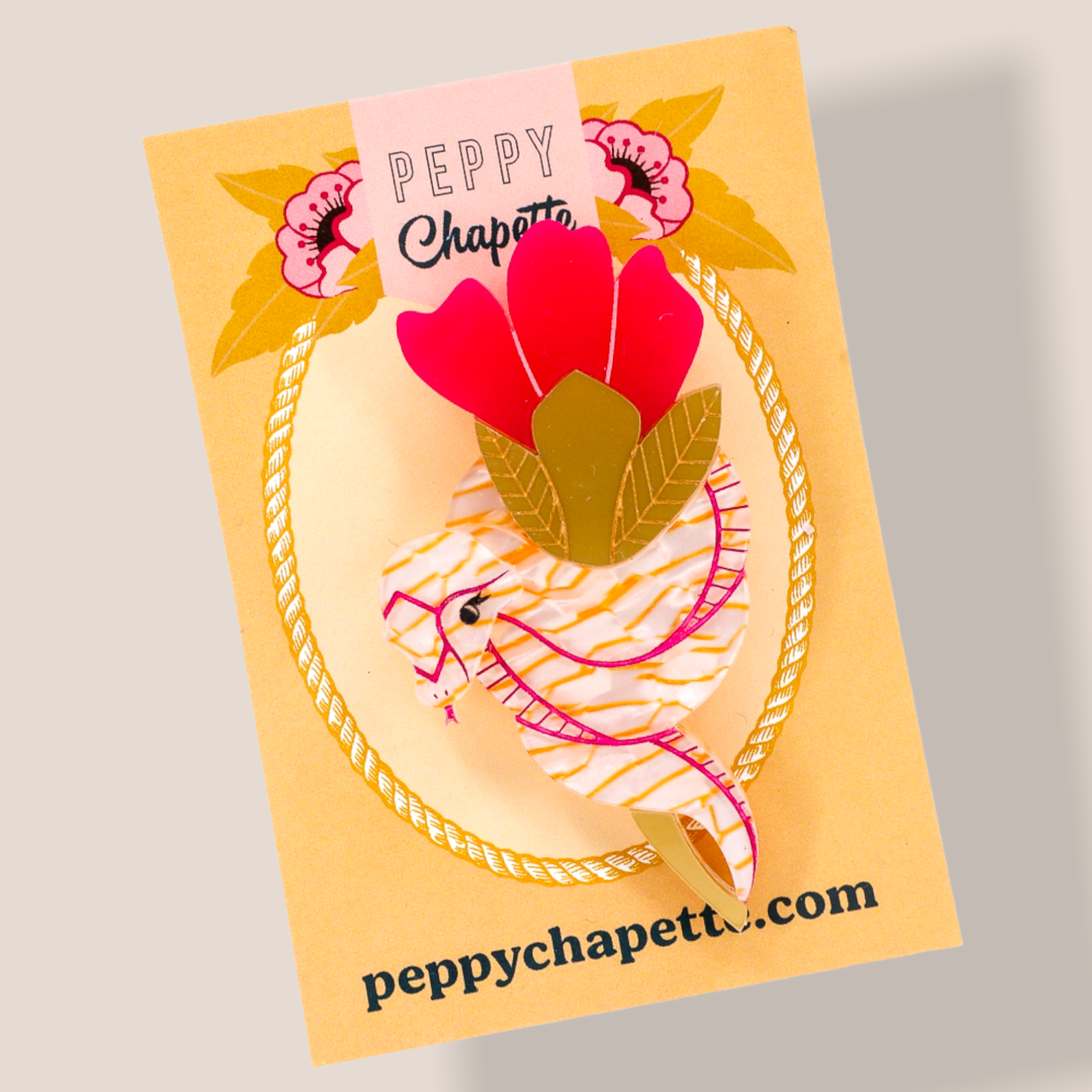 Danilova Jewellery, Peppy Chapette Plastic Resin Brooch12.PNG