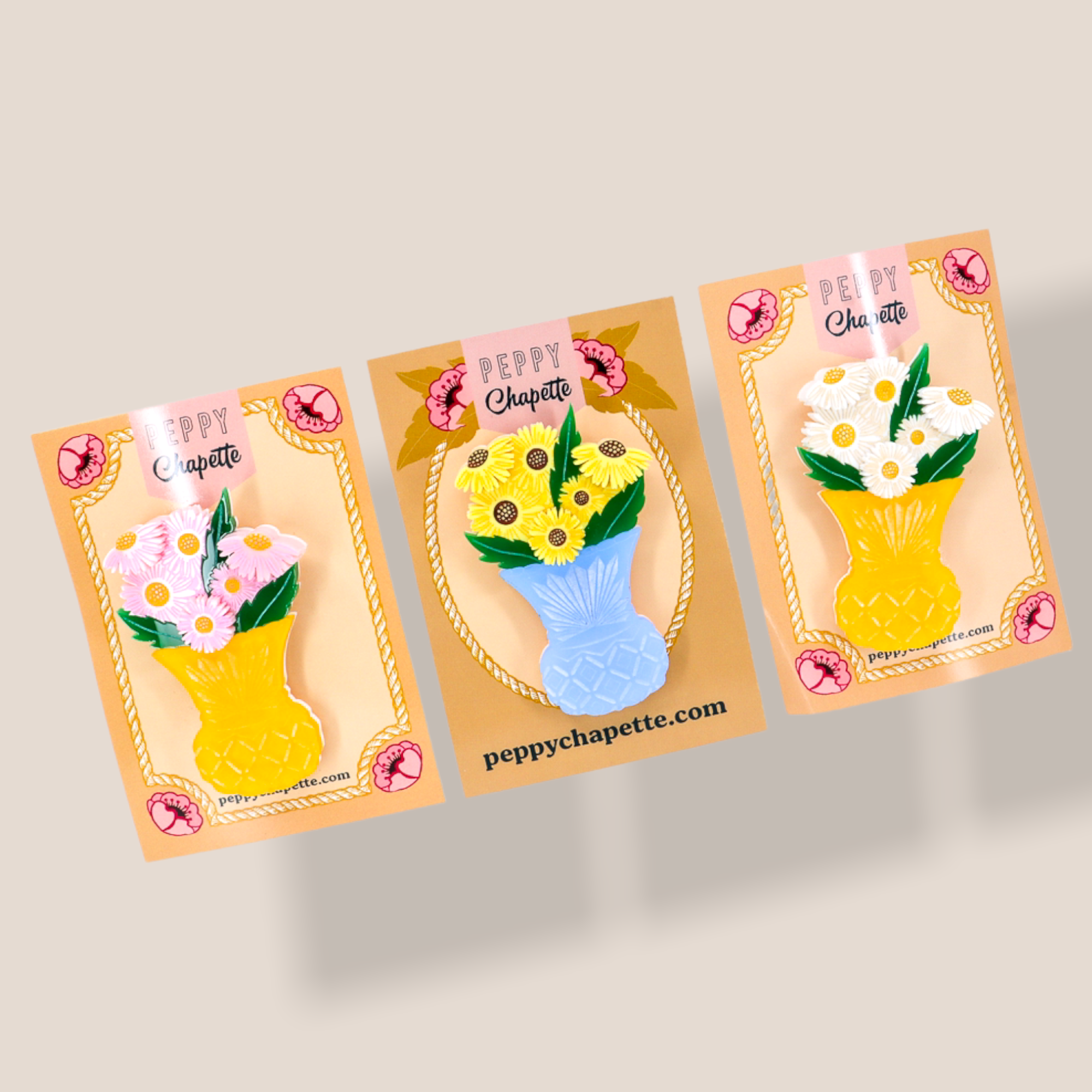 Danilova Jewellery, Peppy Chapette Plastic Resin Brooch1.PNG