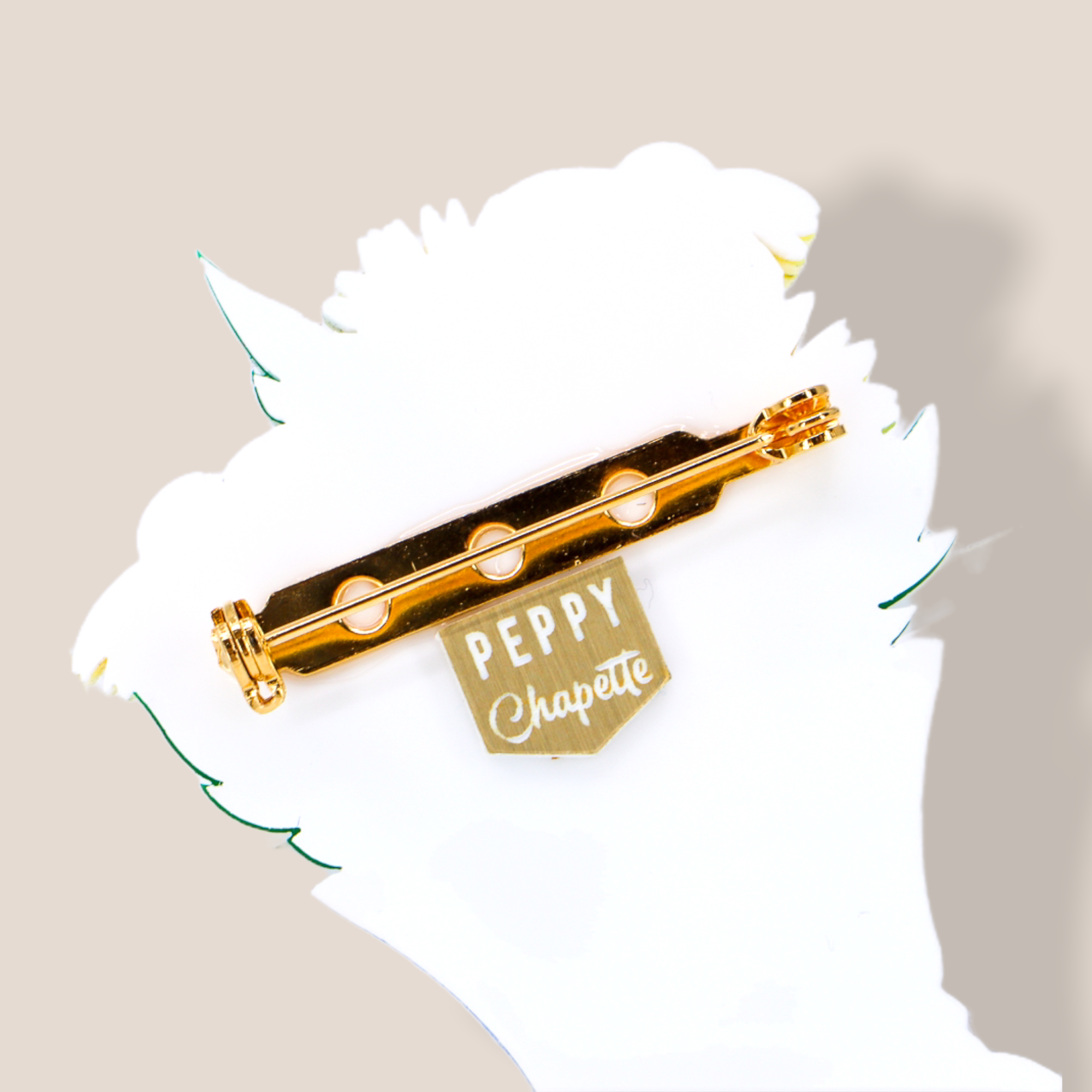 Danilova Jewellery, Peppy Chapette Plastic Resin Brooch16.PNG