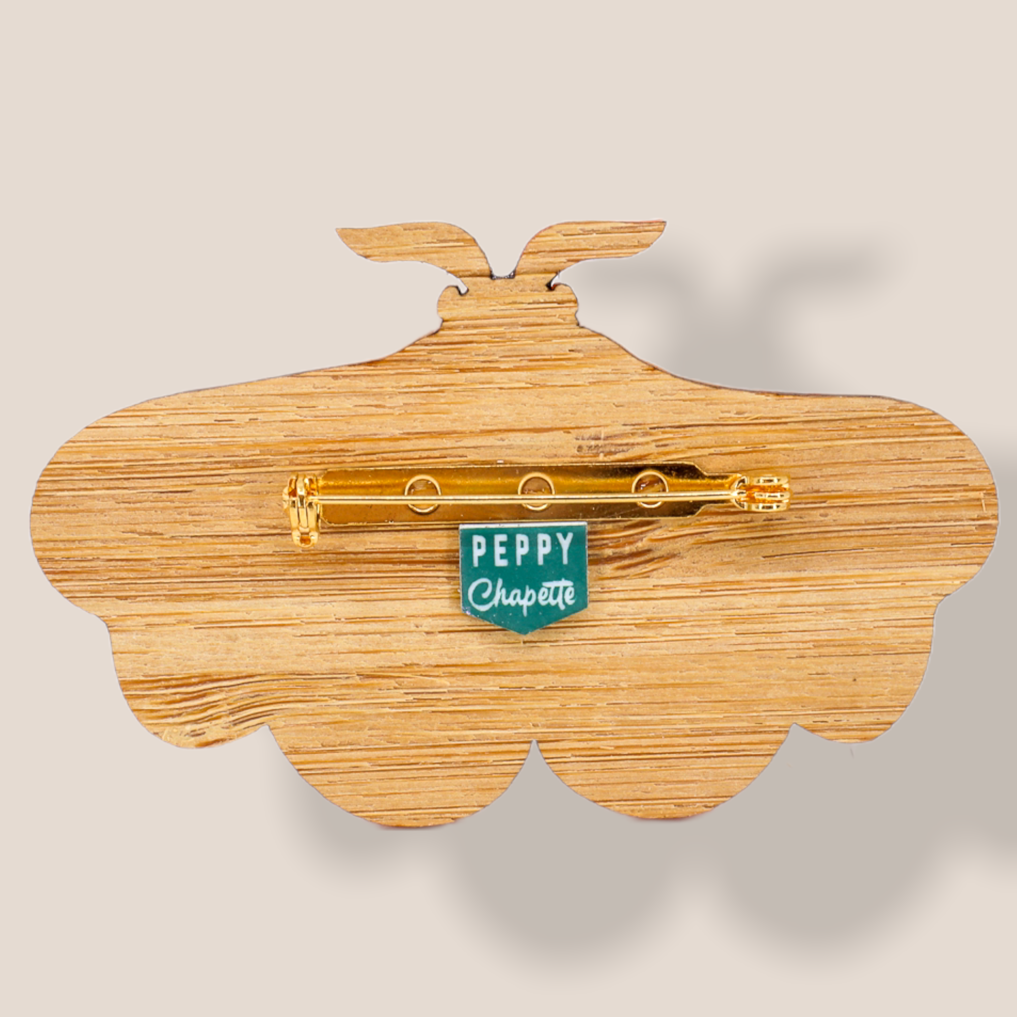 Danilova Jewellery, Peppy Chapette Plastic Resin Brooch2.PNG