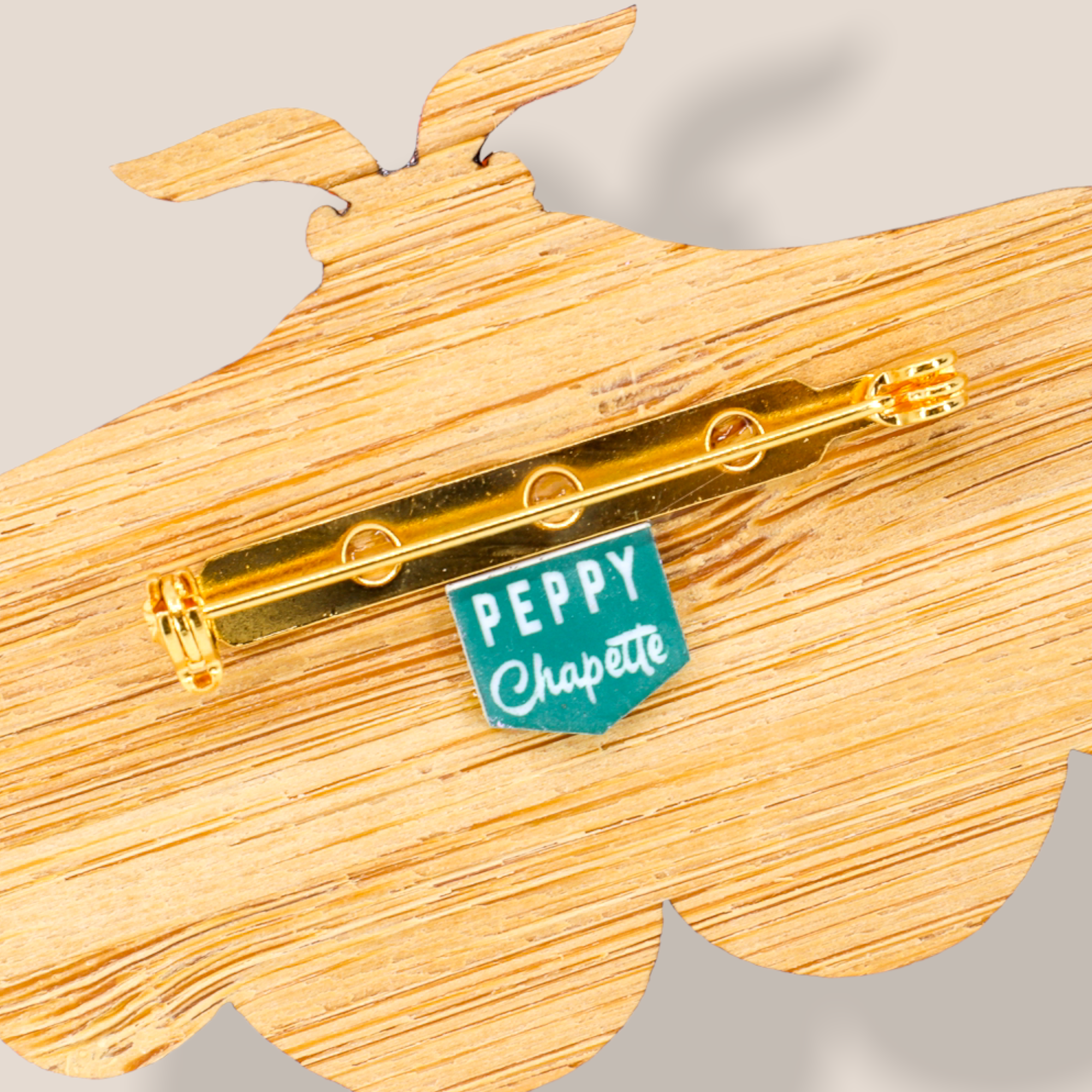 Danilova Jewellery, Peppy Chapette Plastic Resin Brooch3.PNG