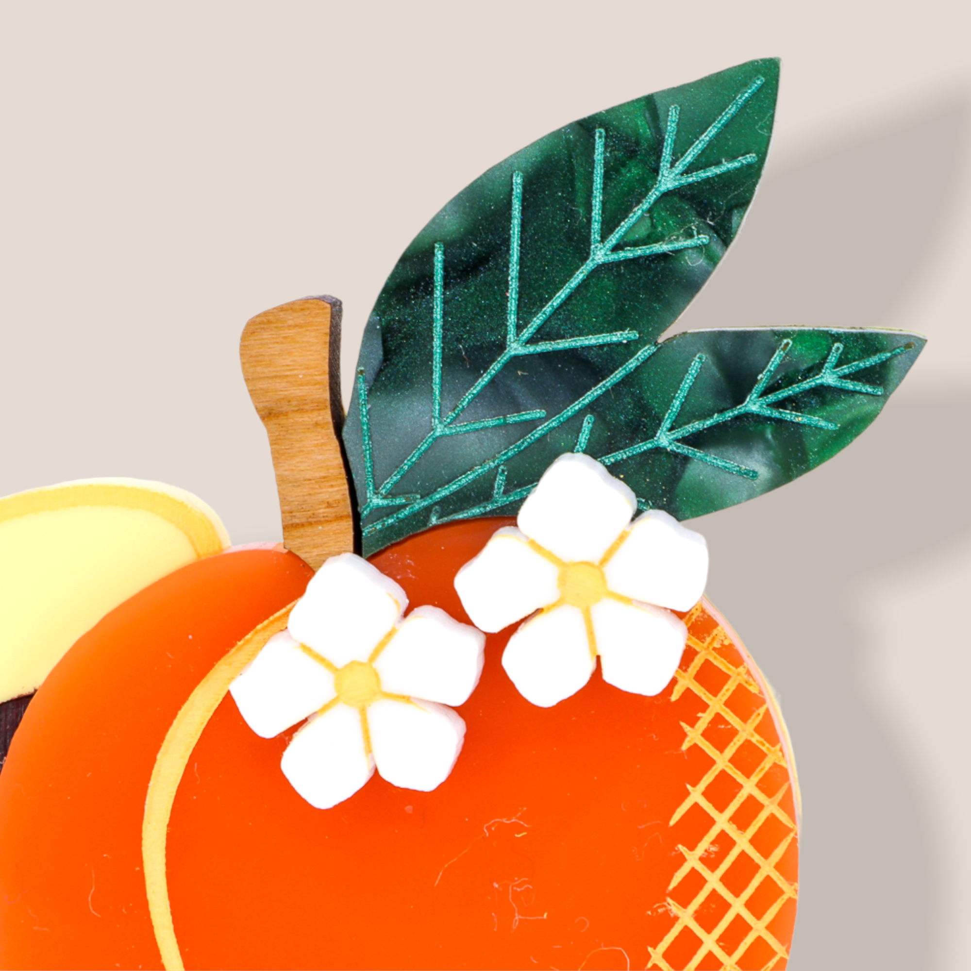 Danilova Jewellery, Peppy Chapette Plastic Resin Brooch5.PNG