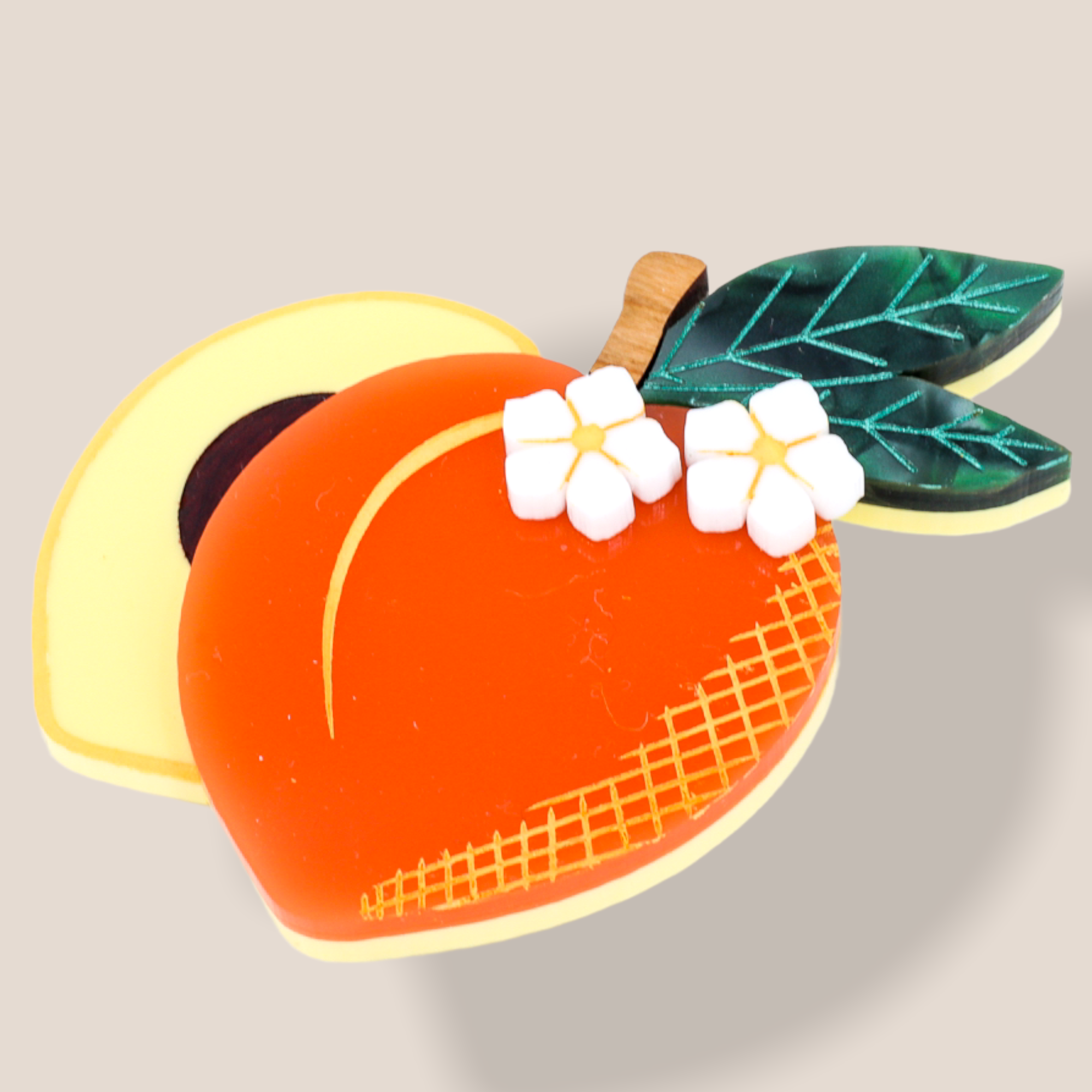 Danilova Jewellery, Peppy Chapette Plastic Resin Brooch10.PNG