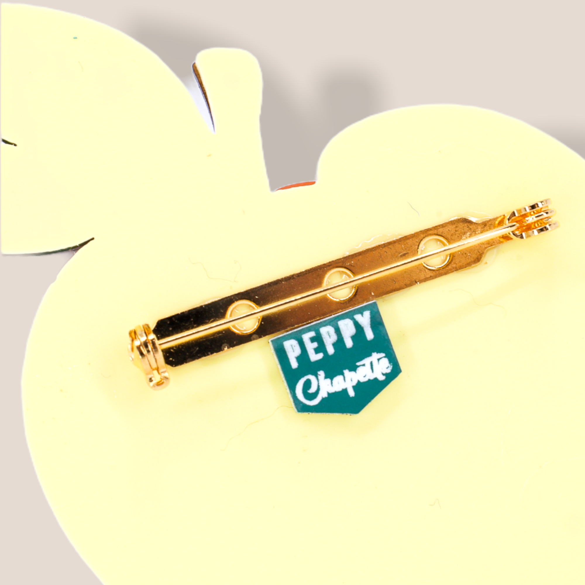 Danilova Jewellery, Peppy Chapette Plastic Resin Brooch8.PNG