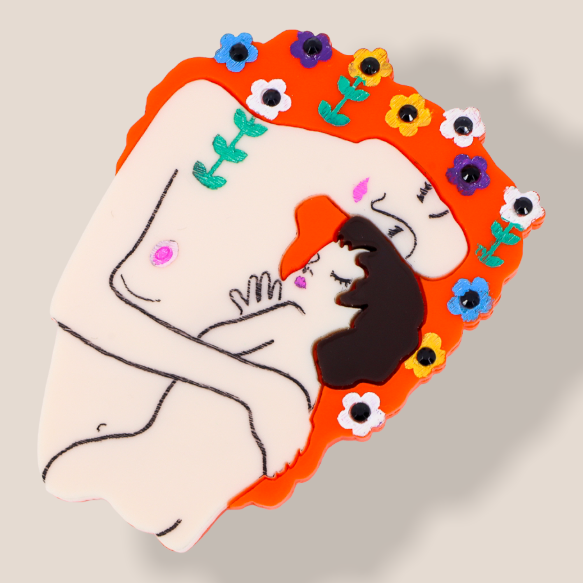 Danilova Jewellery, Baccurelli, Acrylic Plastic Brooch7.PNG