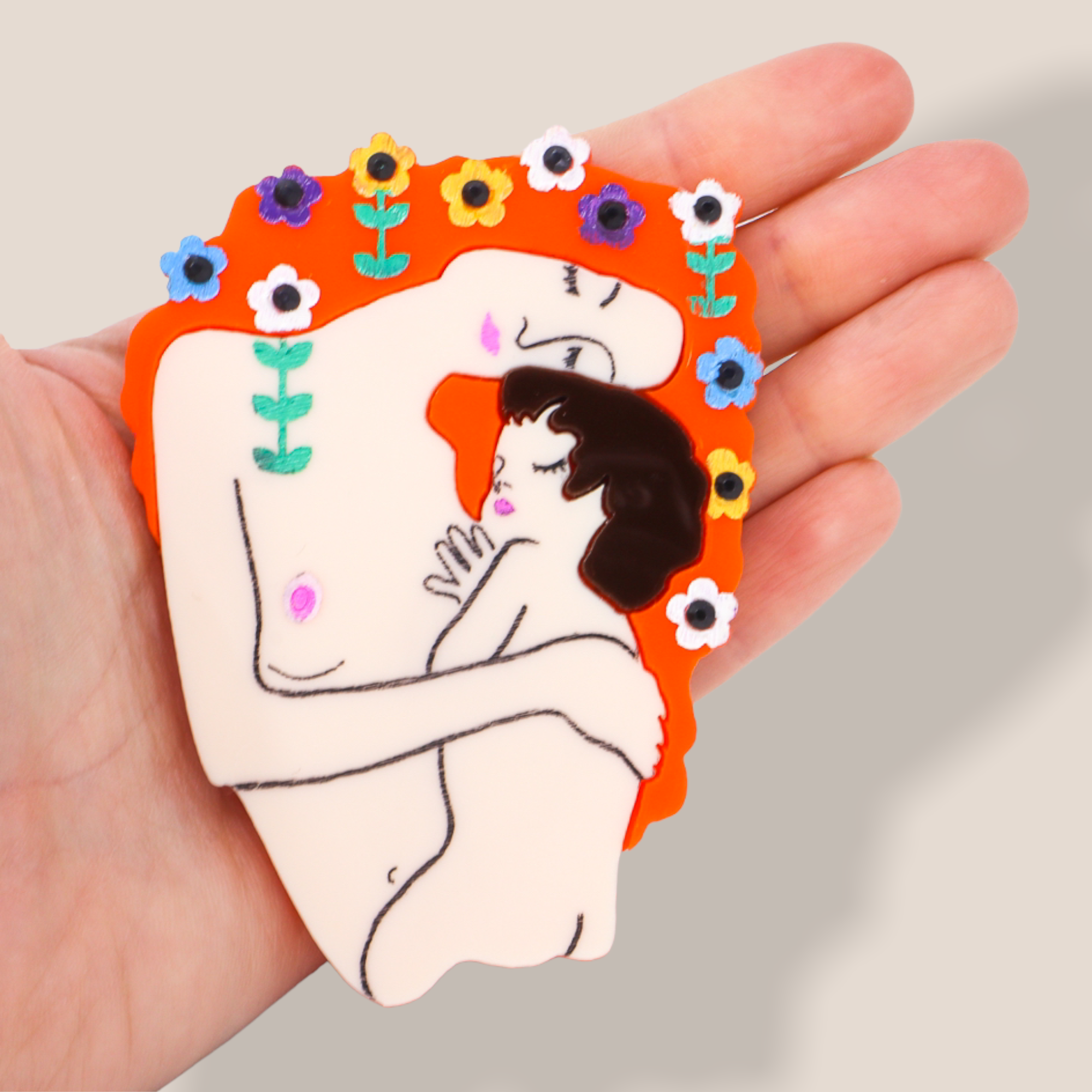 Danilova Jewellery, Baccurelli, Acrylic Plastic Brooch10.PNG