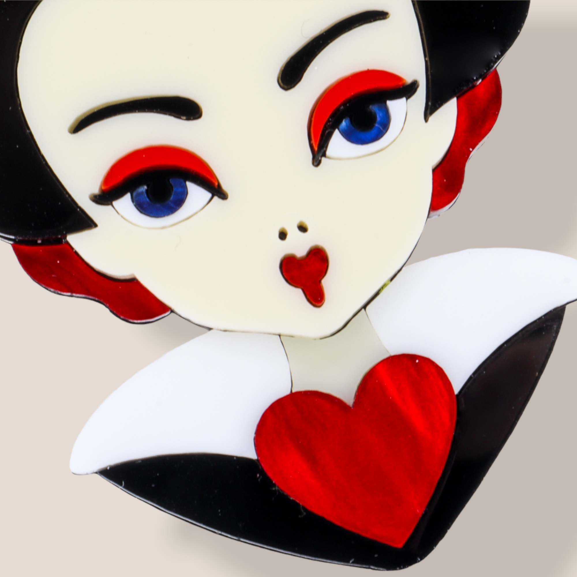 Danilova Jewellery, Deer Arrow, Acrylic Plastic Brooch4.PNG