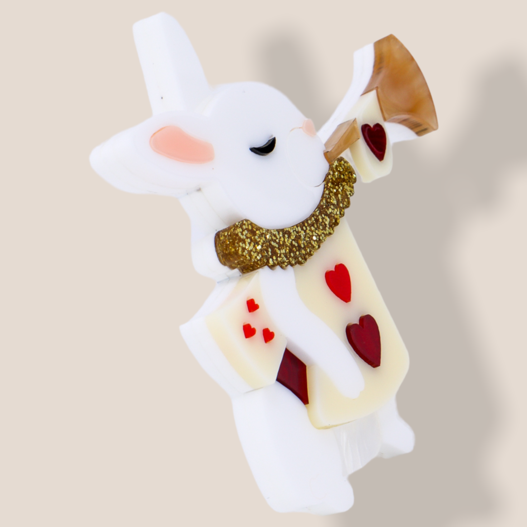 Danilova Jewellery, Deer Arrow, Acrylic Plastic Brooch5.PNG