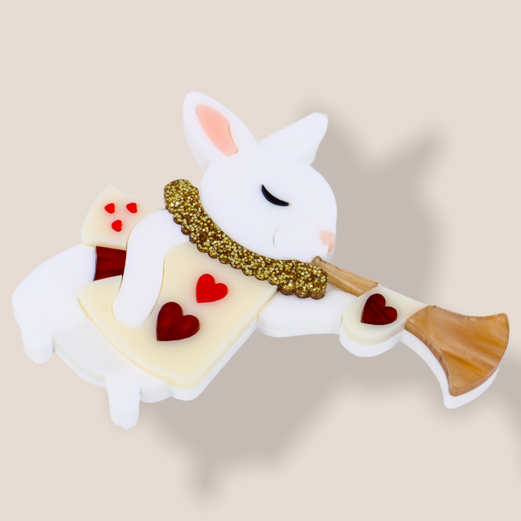 Danilova Jewellery, Deer Arrow, Acrylic Plastic Brooch8.PNG