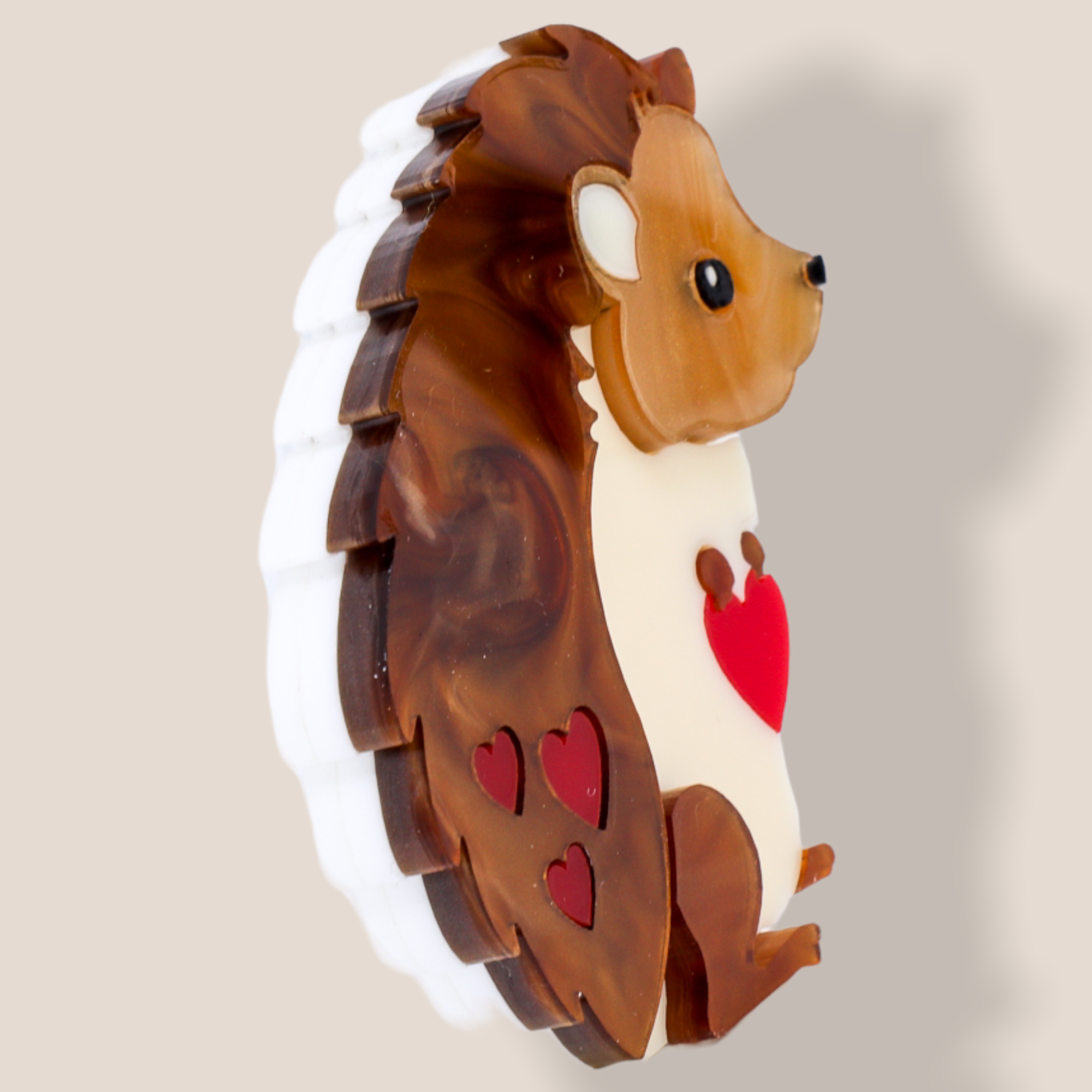 Danilova Jewellery, Deer Arrow, Acrylic Plastic Brooch4.PNG