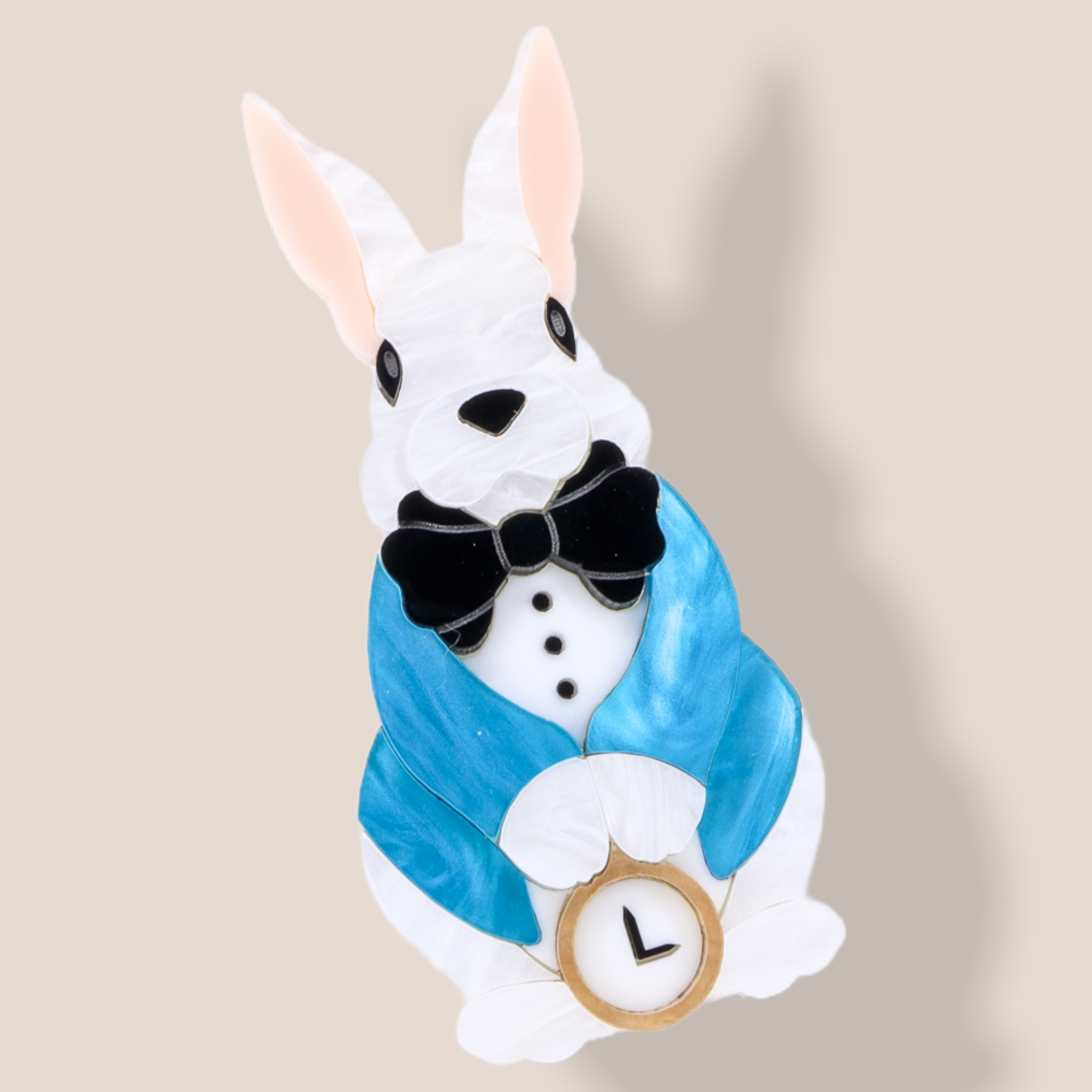 Danilova Jewellery, Deer Arrow, Acrylic Plastic Brooch2.PNG