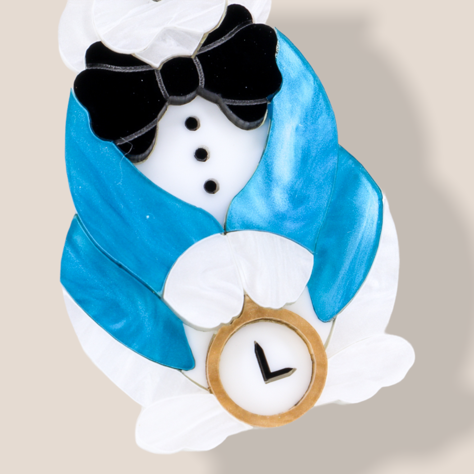 Danilova Jewellery, Deer Arrow, Acrylic Plastic Brooch4.PNG