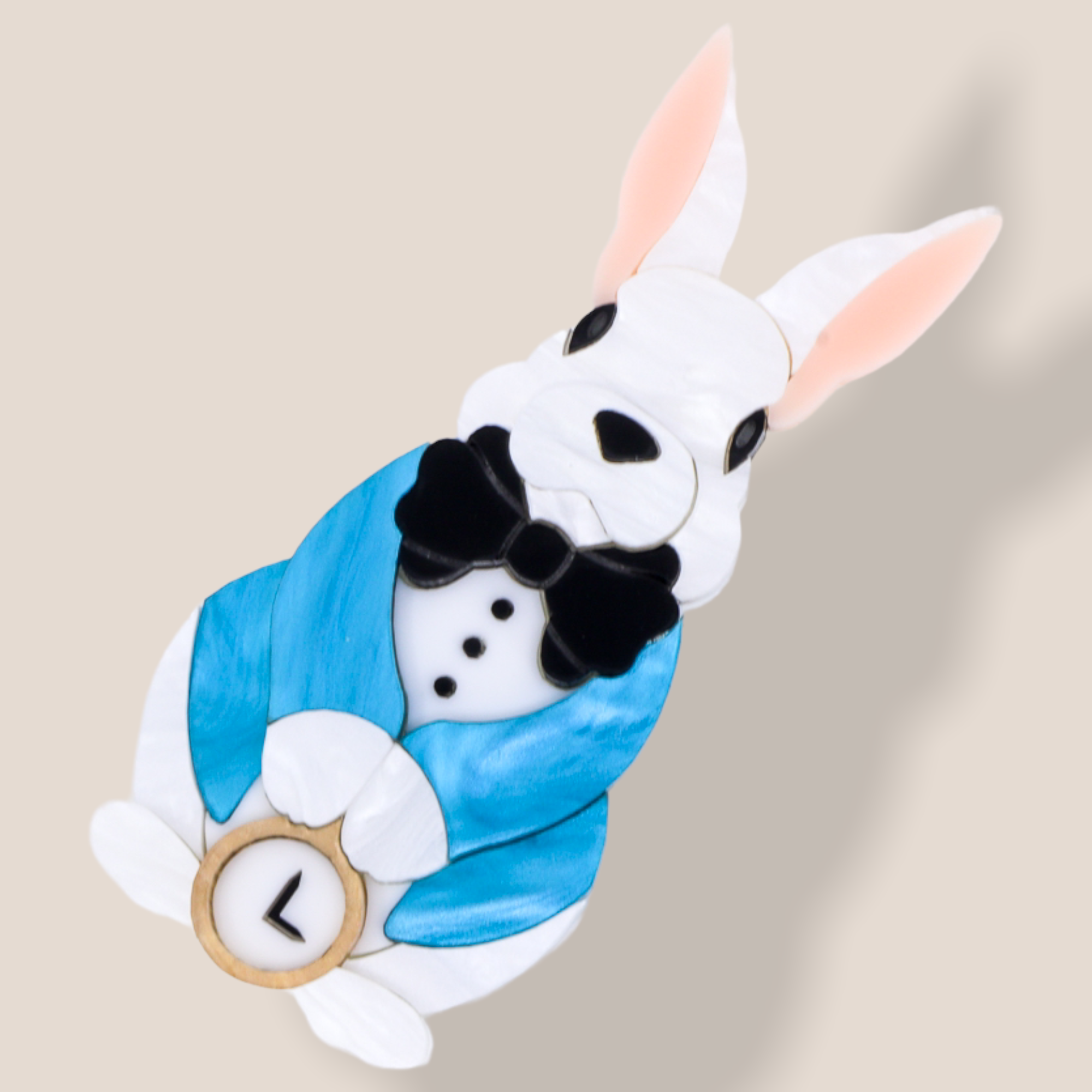 Danilova Jewellery, Deer Arrow, Acrylic Plastic Brooch7.PNG