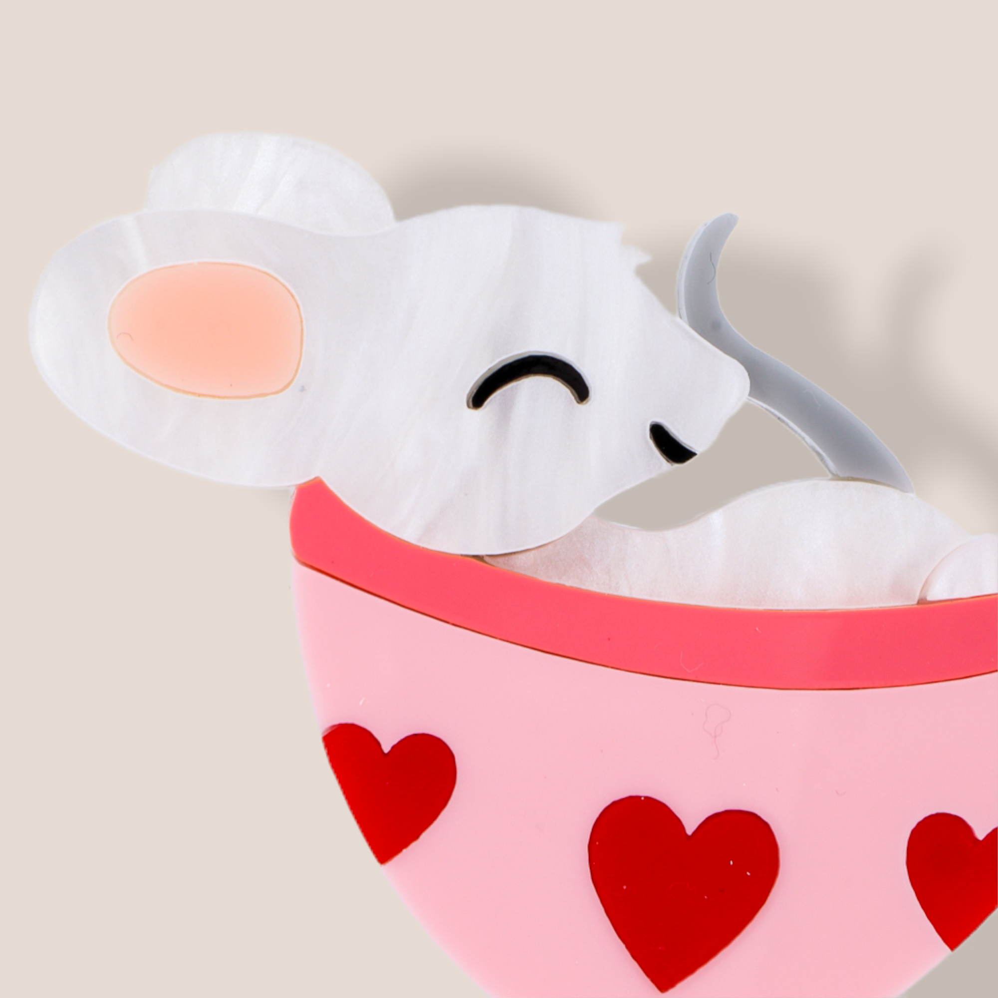 Danilova Jewellery, Deer Arrow, Acrylic Plastic Brooch3.PNG