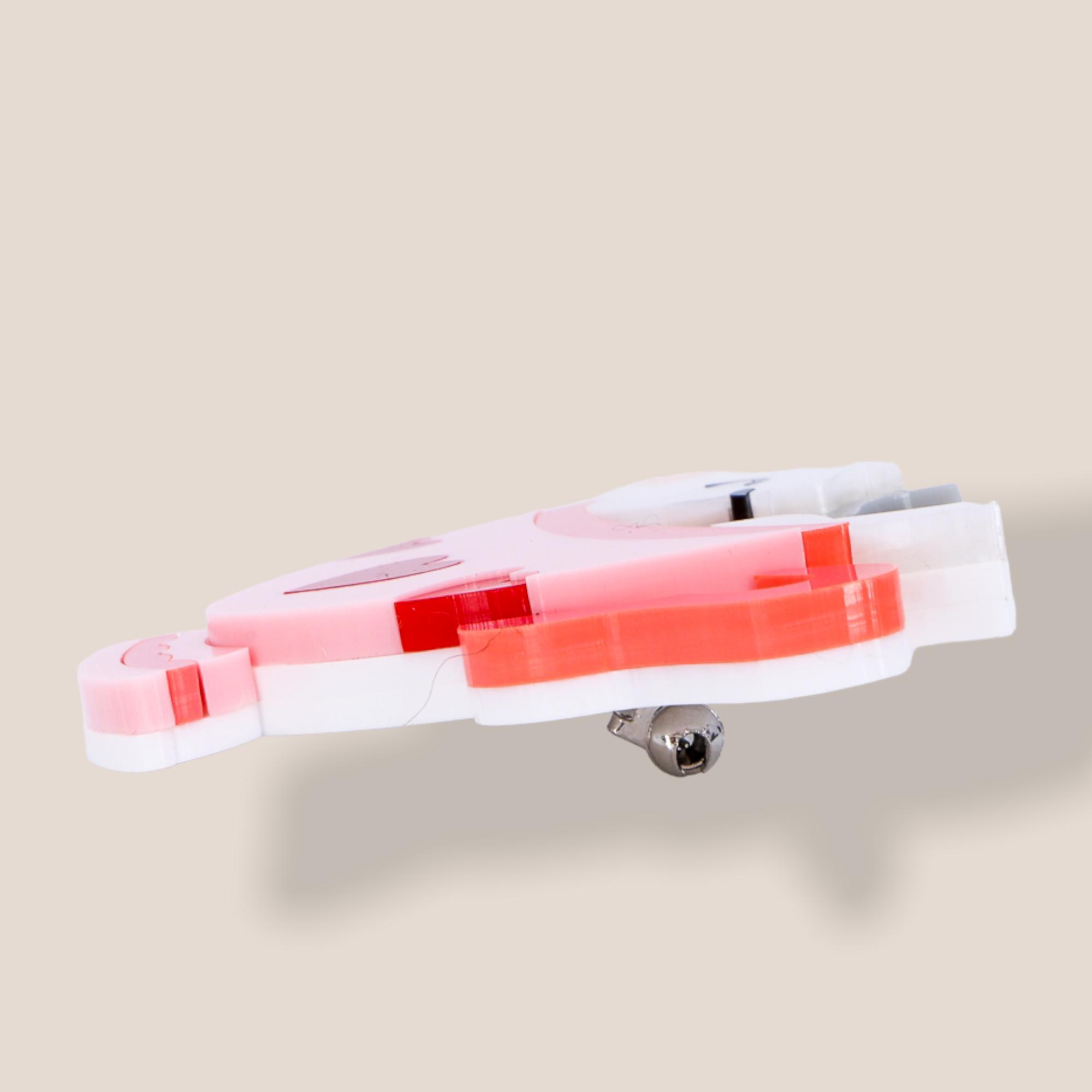 Danilova Jewellery, Deer Arrow, Acrylic Plastic Brooch7.PNG