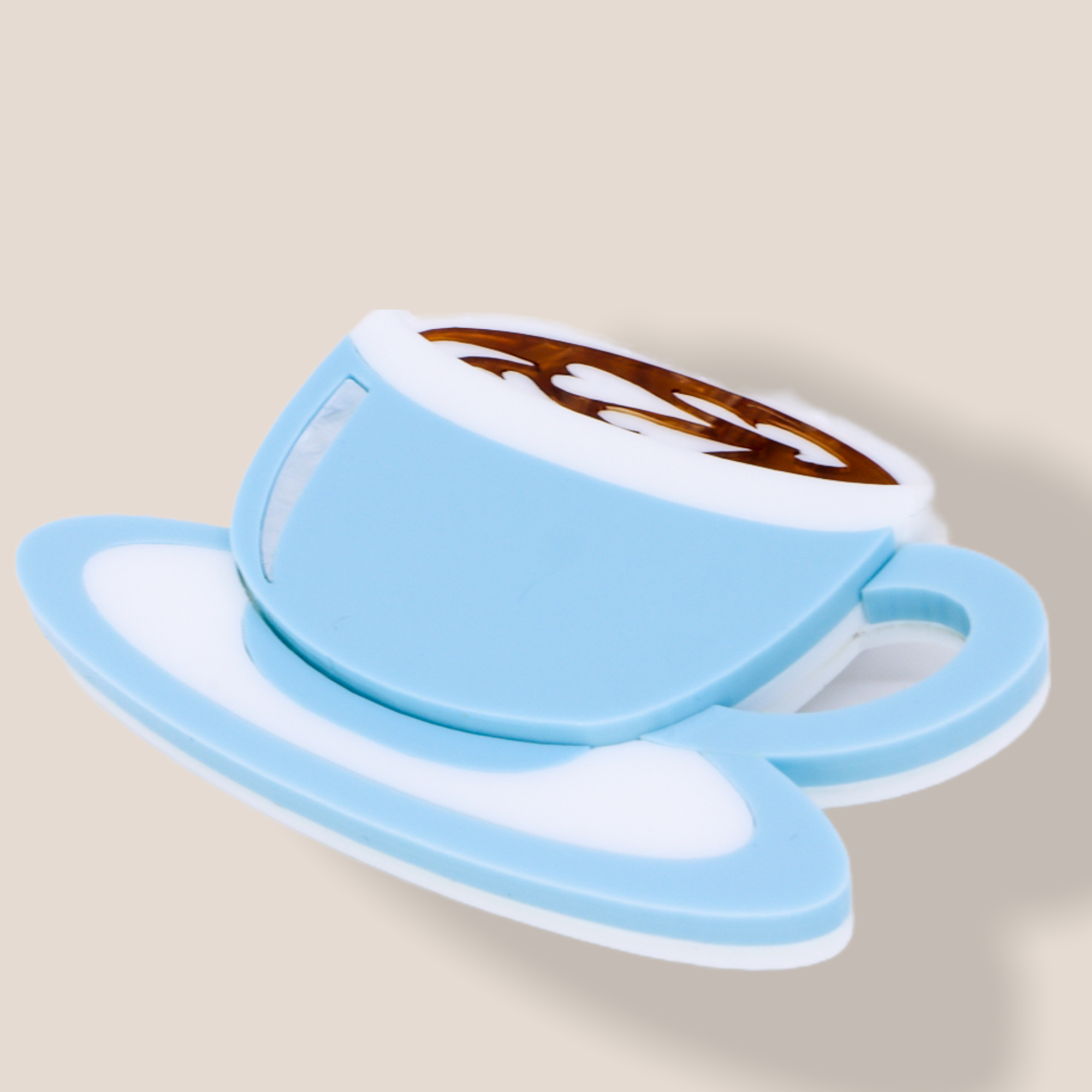 Danilova Jewellery, Deer Arrow, Acrylic Plastic Brooch5.PNG