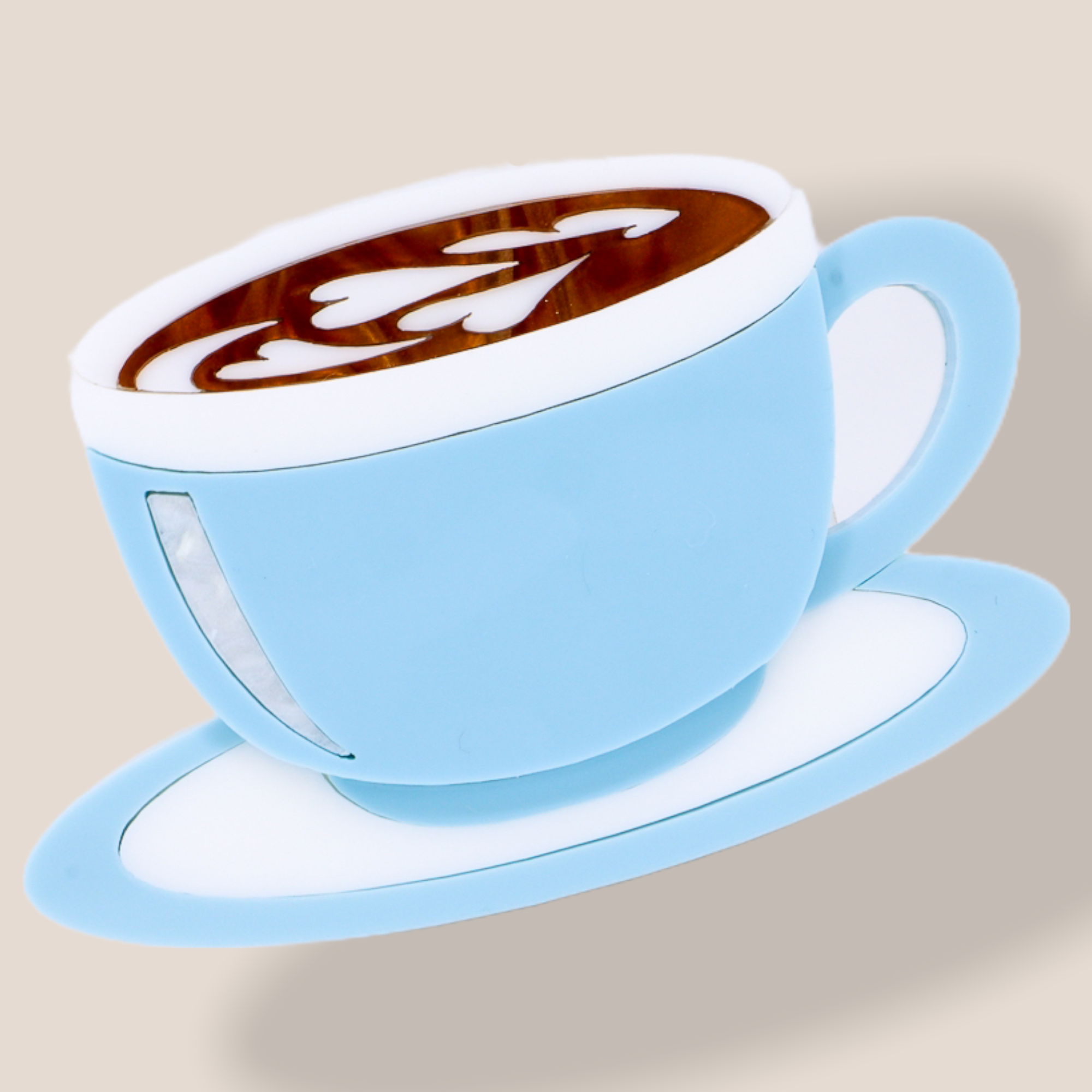 Danilova Jewellery, Deer Arrow, Acrylic Plastic Brooch2.PNG