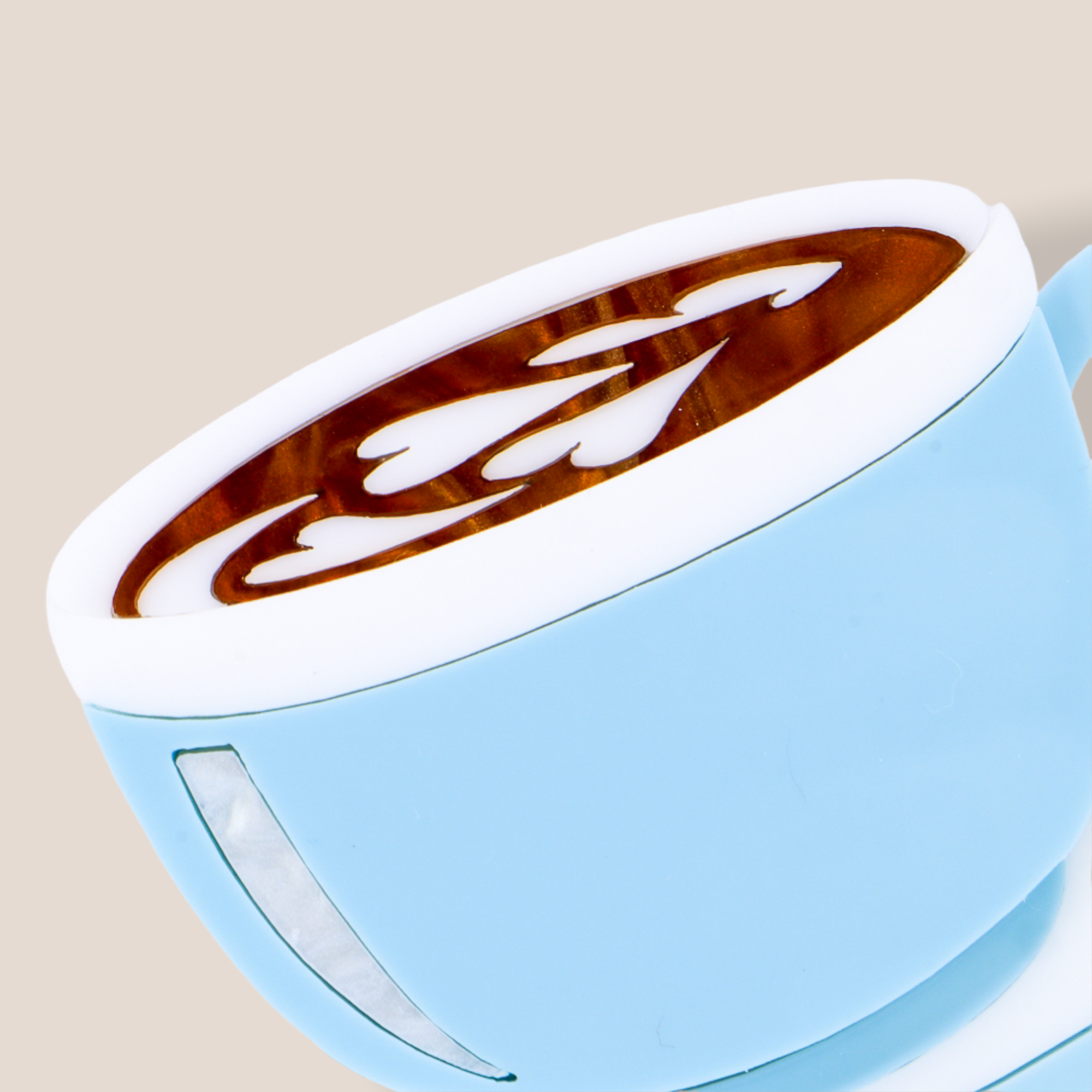 Danilova Jewellery, Deer Arrow, Acrylic Plastic Brooch3.PNG