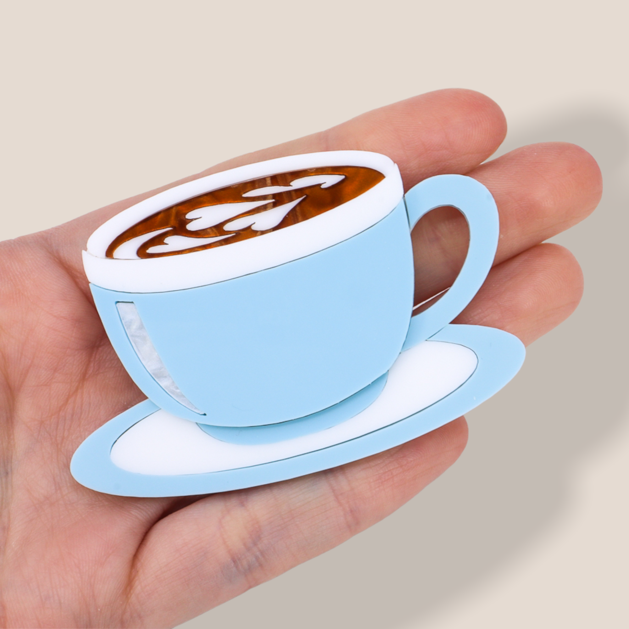 Danilova Jewellery, Deer Arrow, Acrylic Plastic Brooch8.PNG